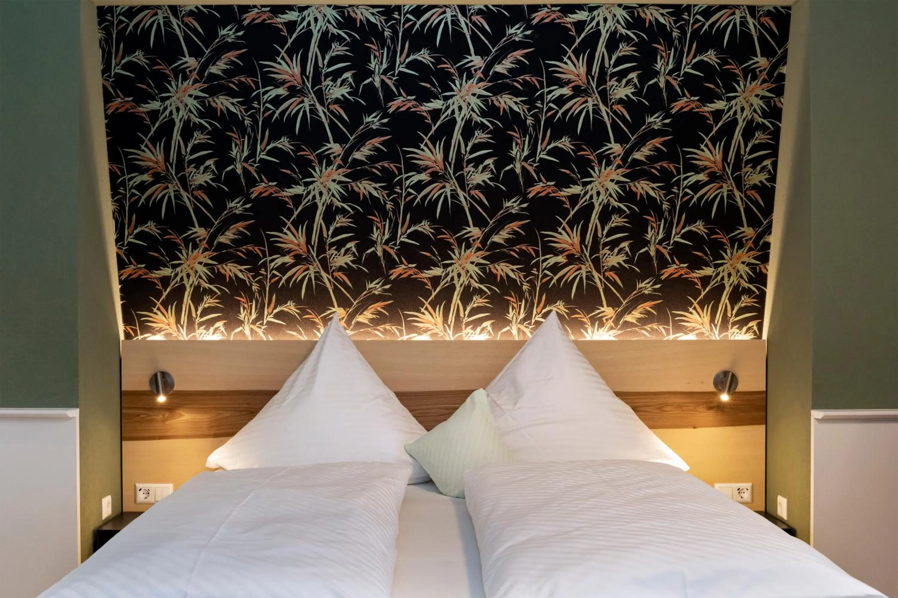 Bed in Hotel Der Löwen