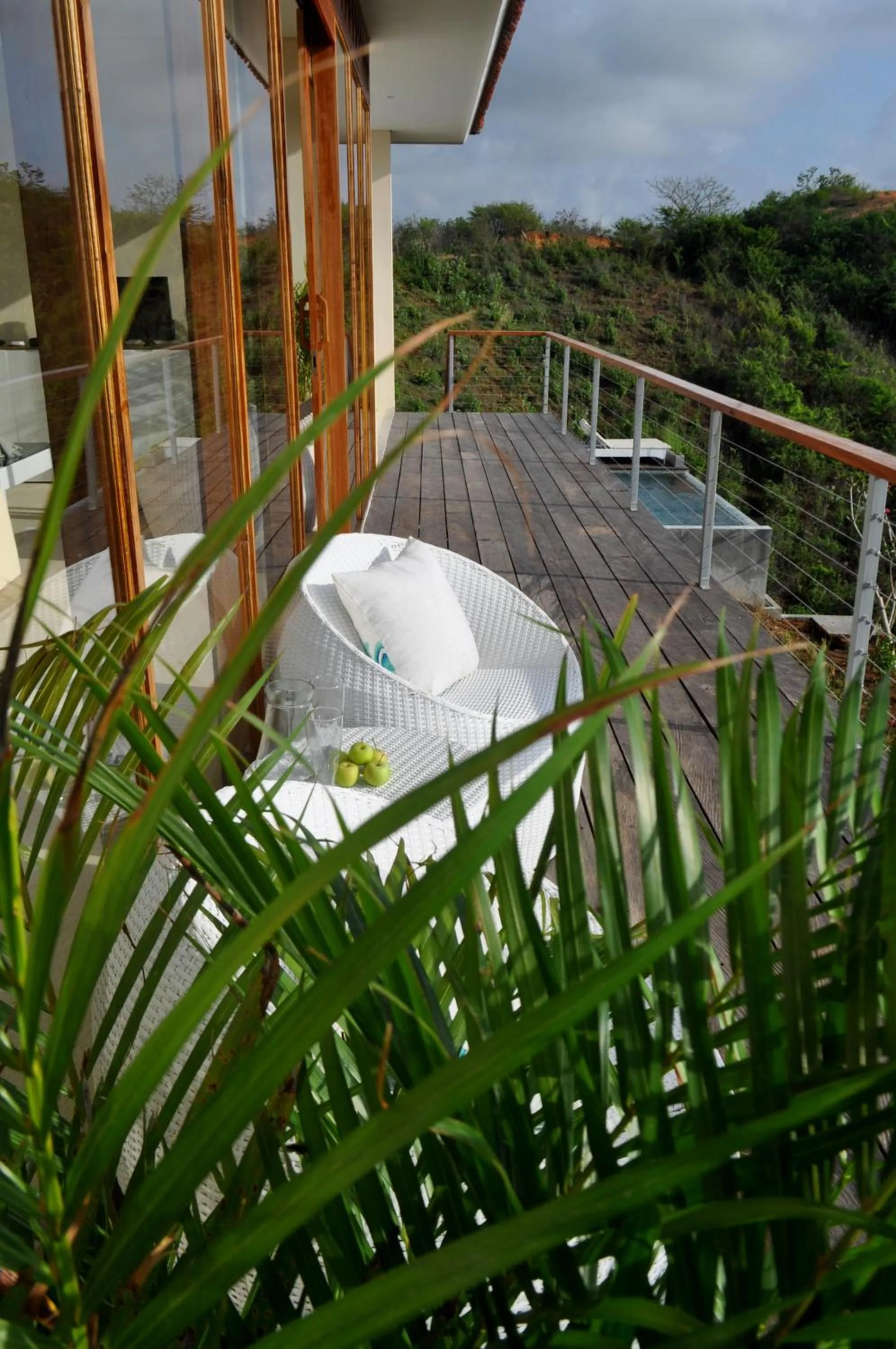 Balcony/Terrace in Villa Atas Pelangi