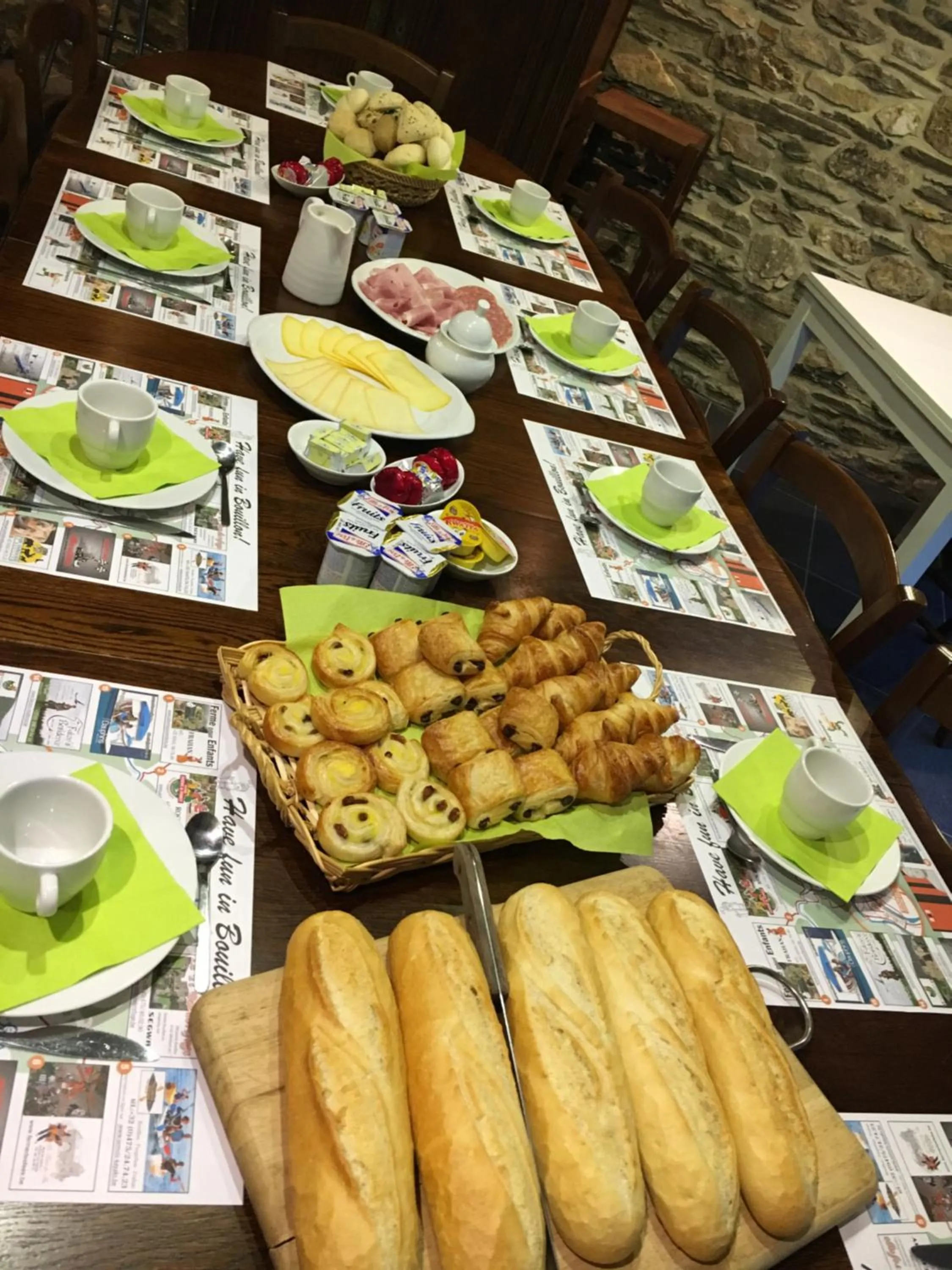 Breakfast in B&B Le 'Ti 'Bou de Refuge