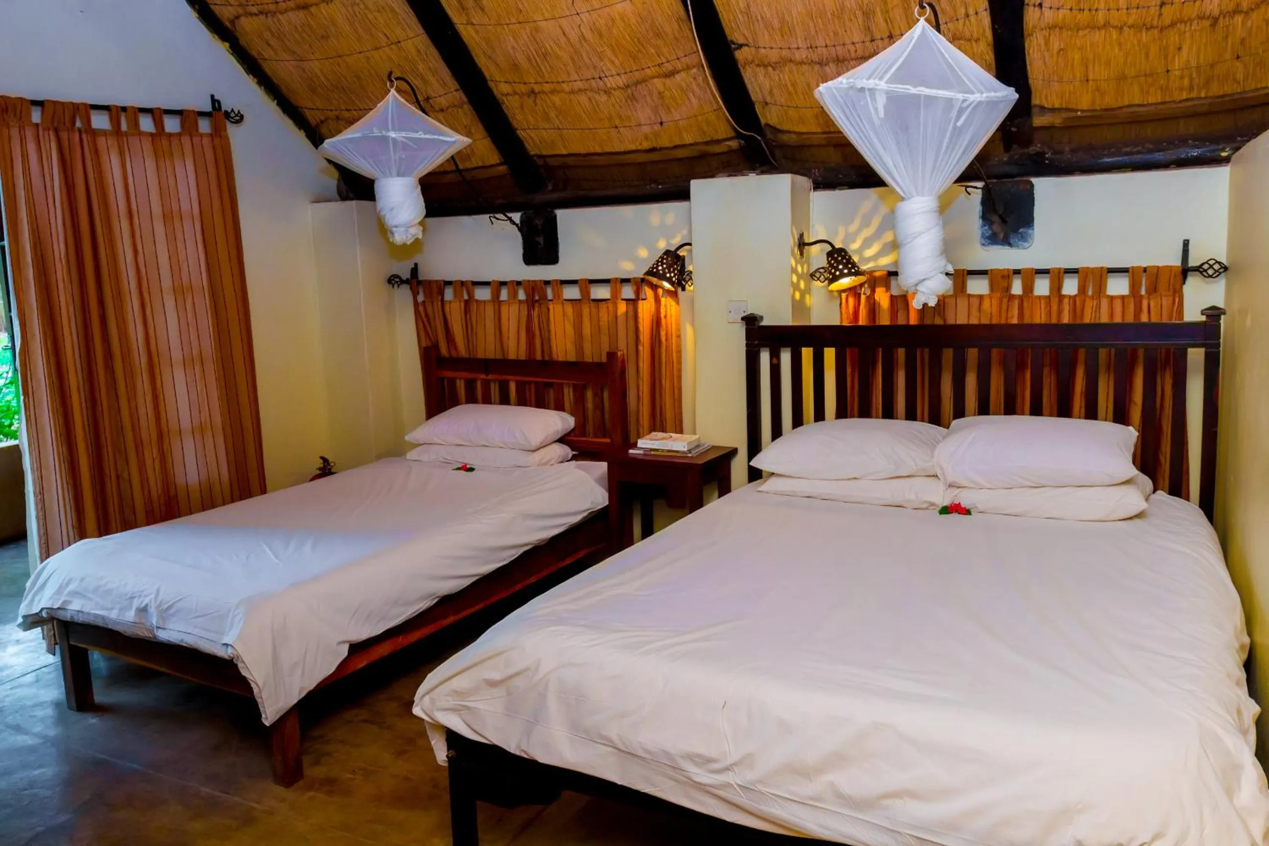 Bedroom, Bed in The Royal Sichango Village
