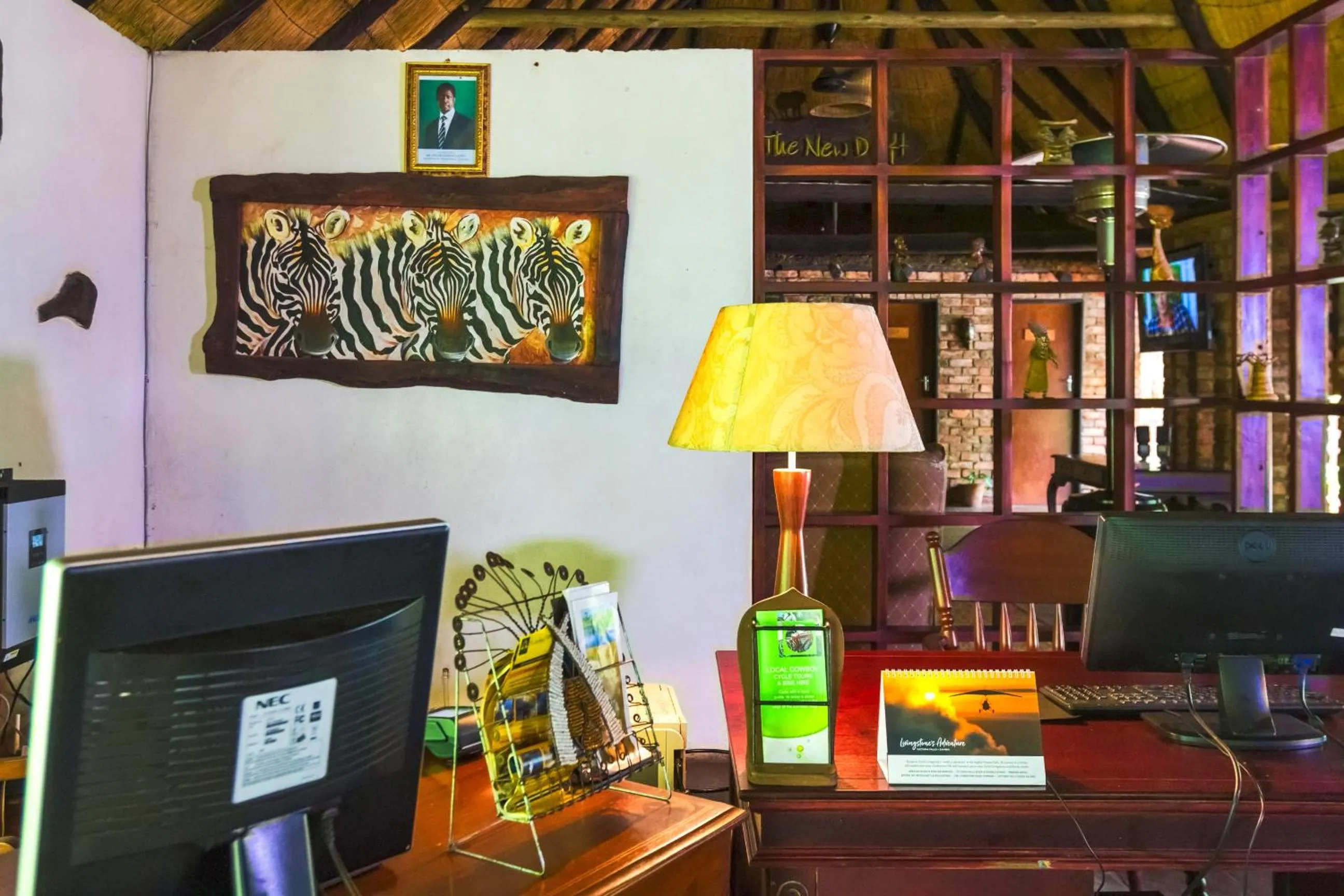 Lobby or reception in The Royal Sichango Village