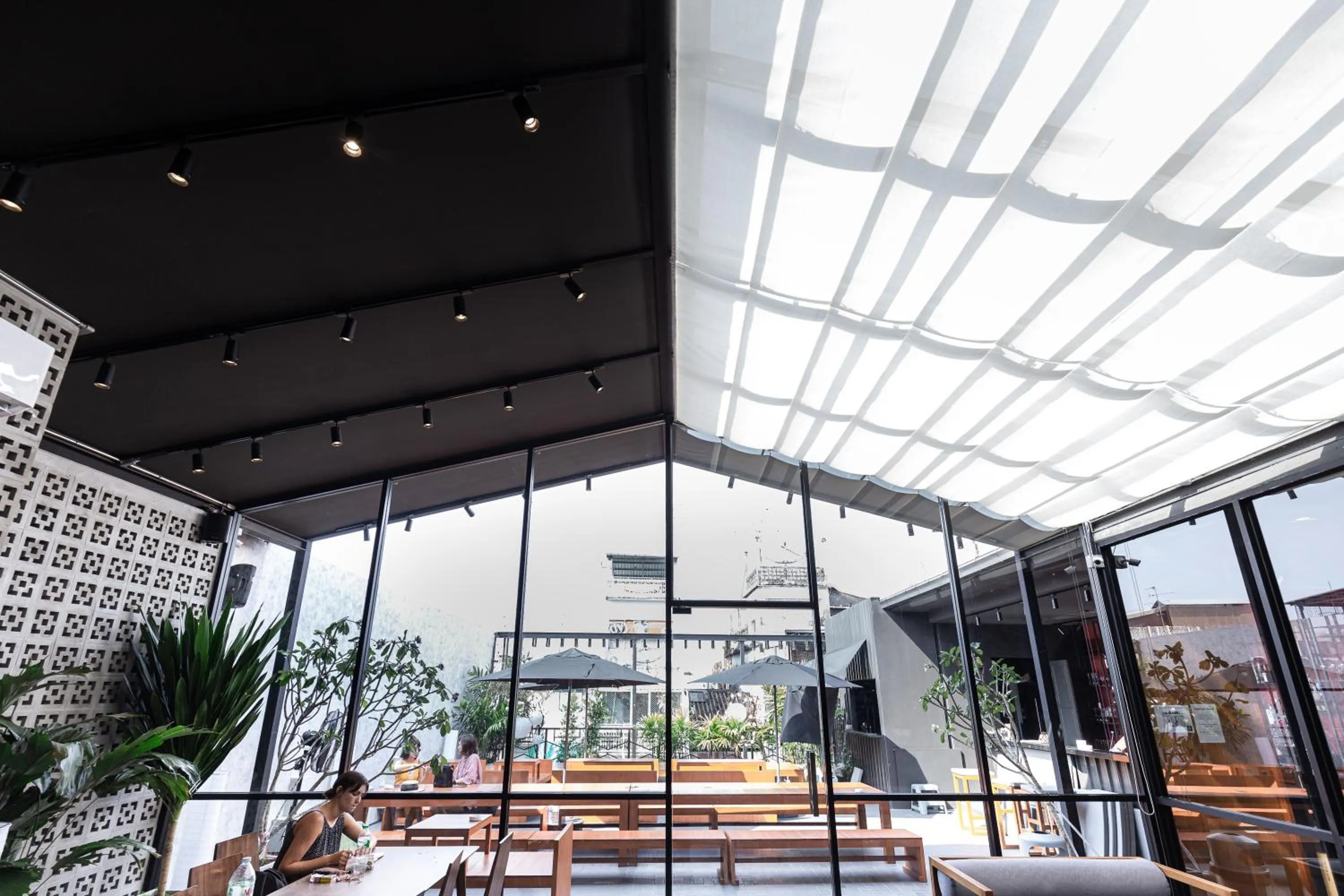 Living room in Luk Hostel