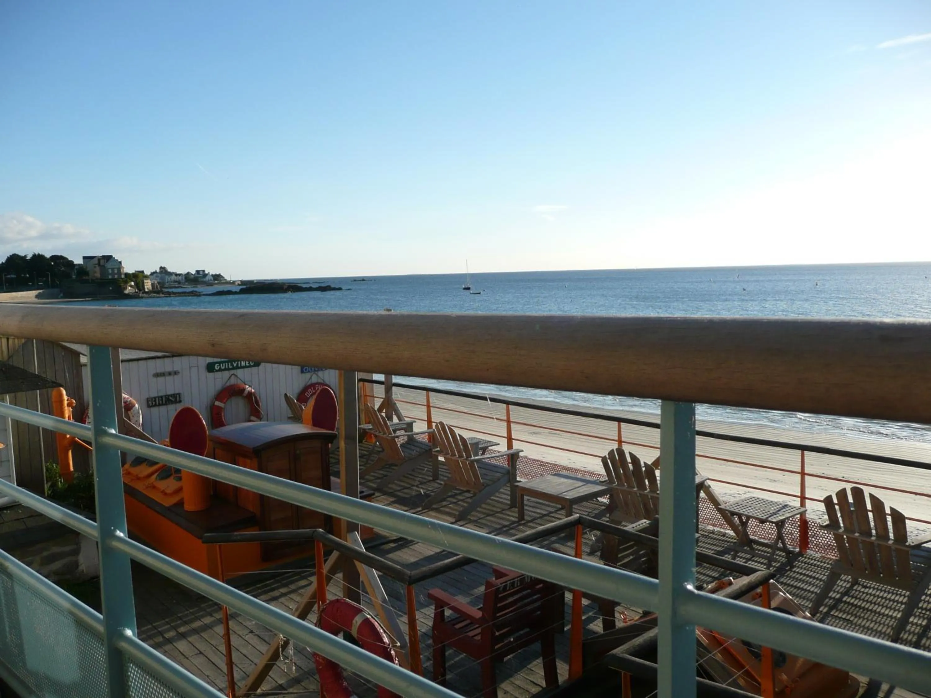 View (from property/room) in Hôtel Kermor