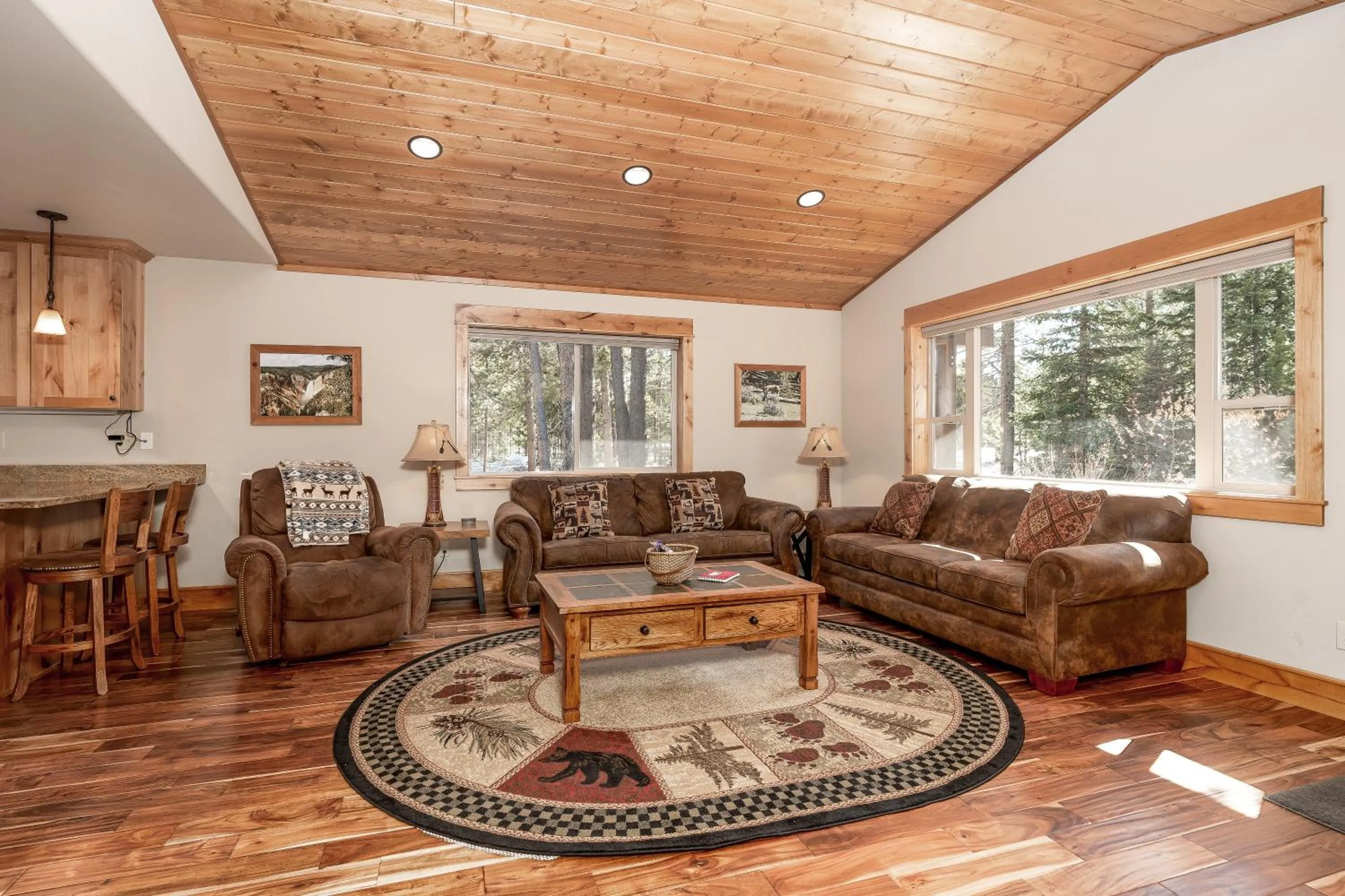 Living room in Shepherd Family Retreats- Fox