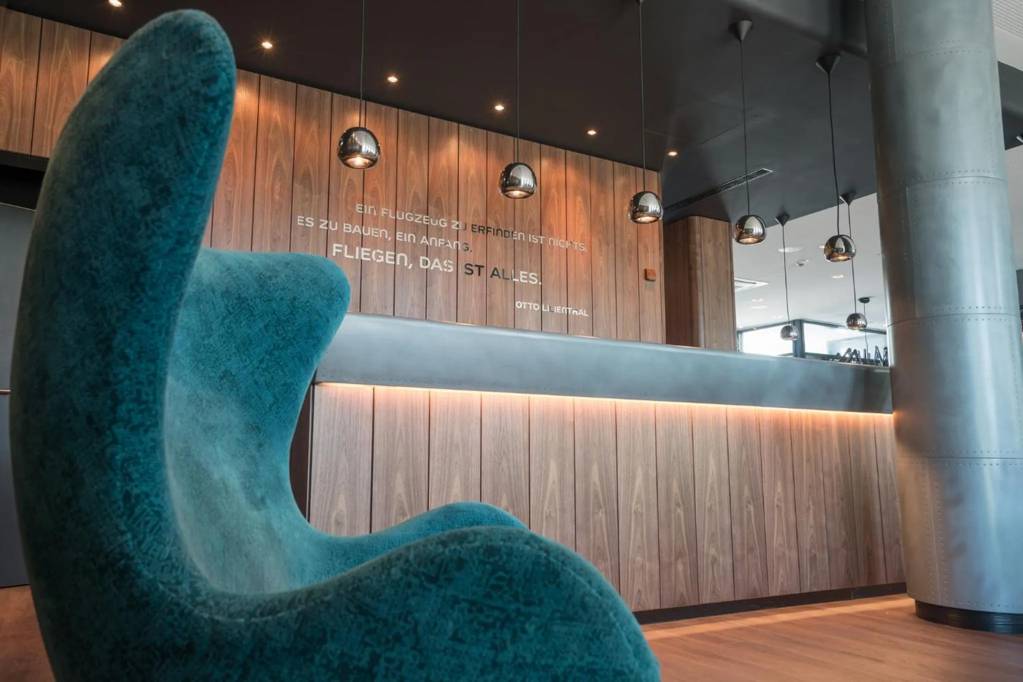 Lobby or reception in Motel One Hamburg Airport