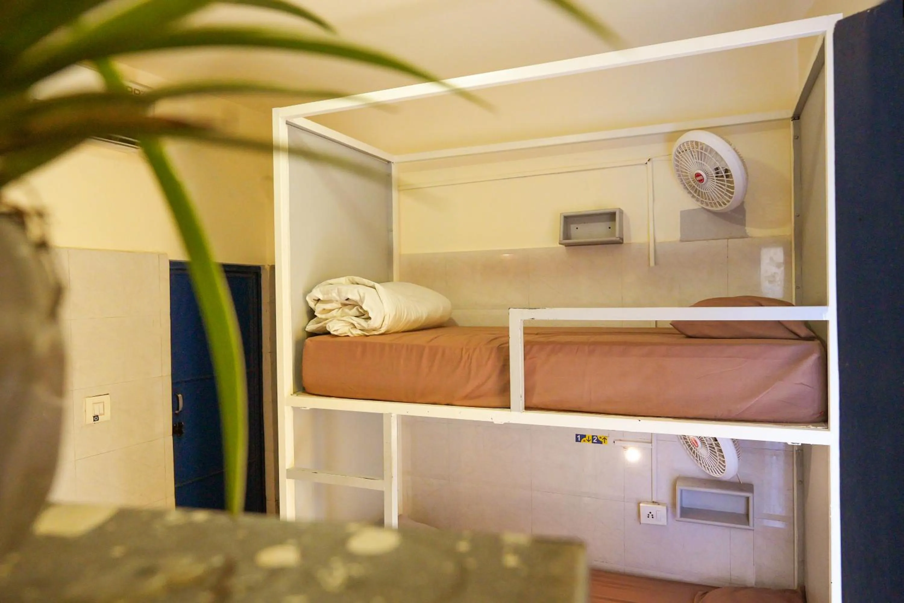 Bed in Shalom Backpackers Rishikesh