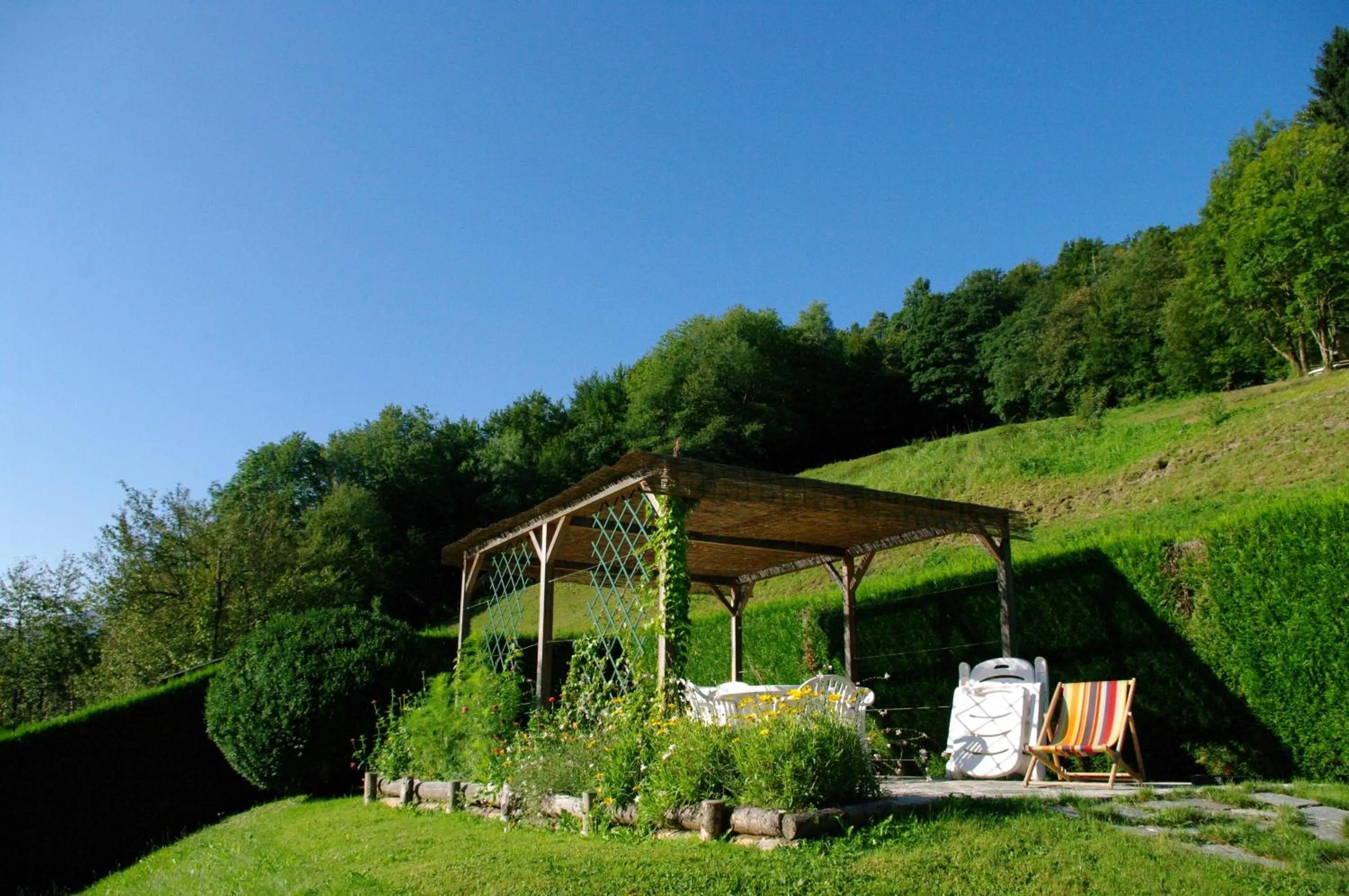 Balcony/Terrace in Chambres d'Hôtes Les Pierres Taillées