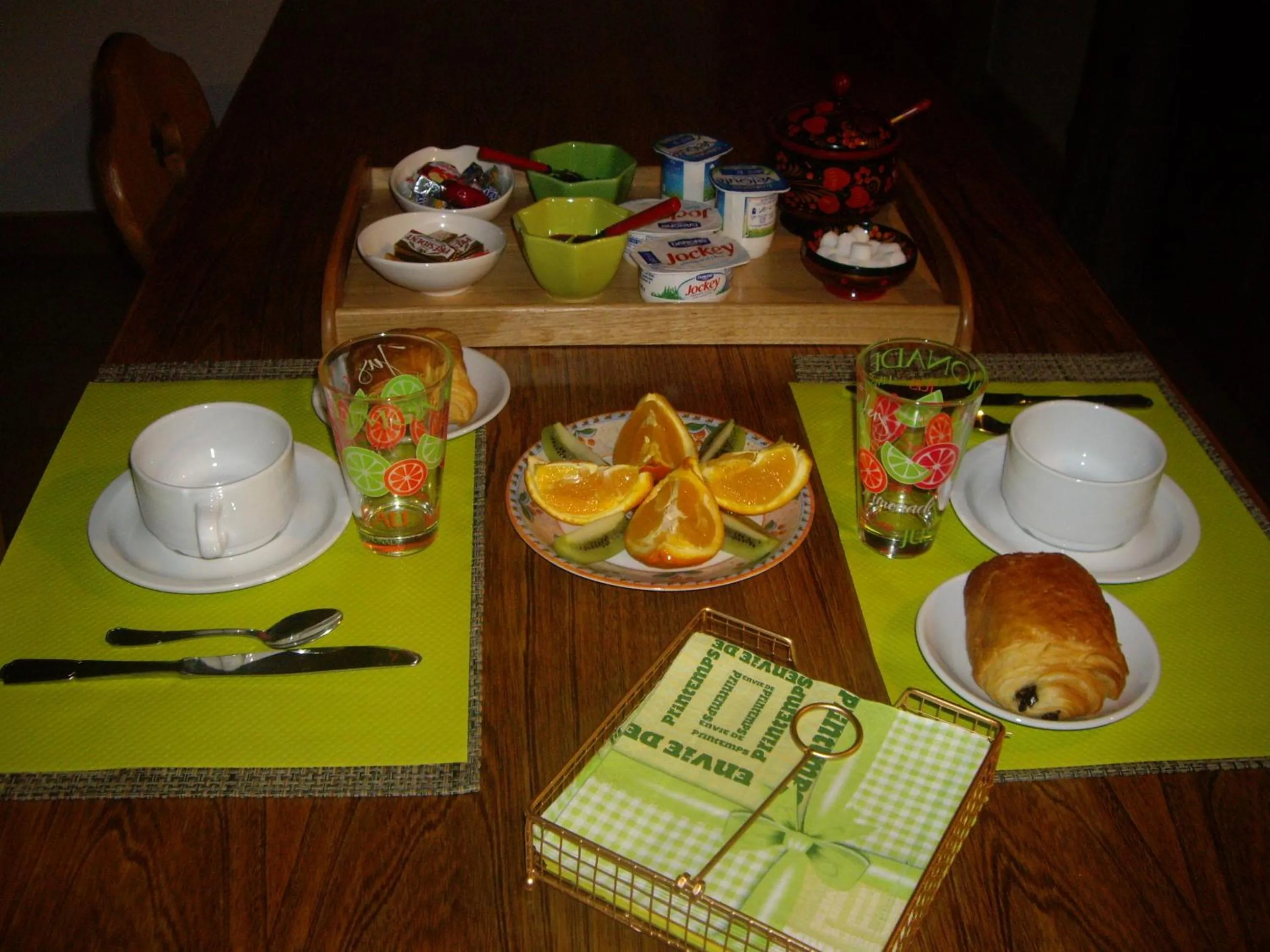 Food and drinks in Chambres d'Hôtes Les Pierres Taillées