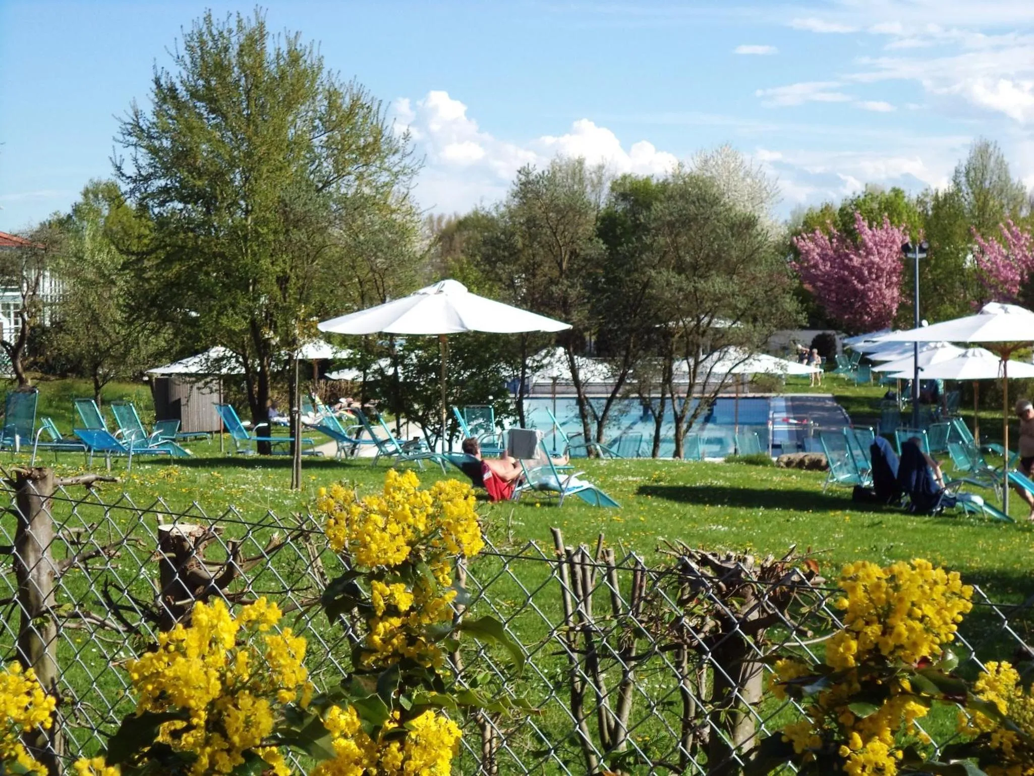 Pool view in Hotel Rottaler Hof