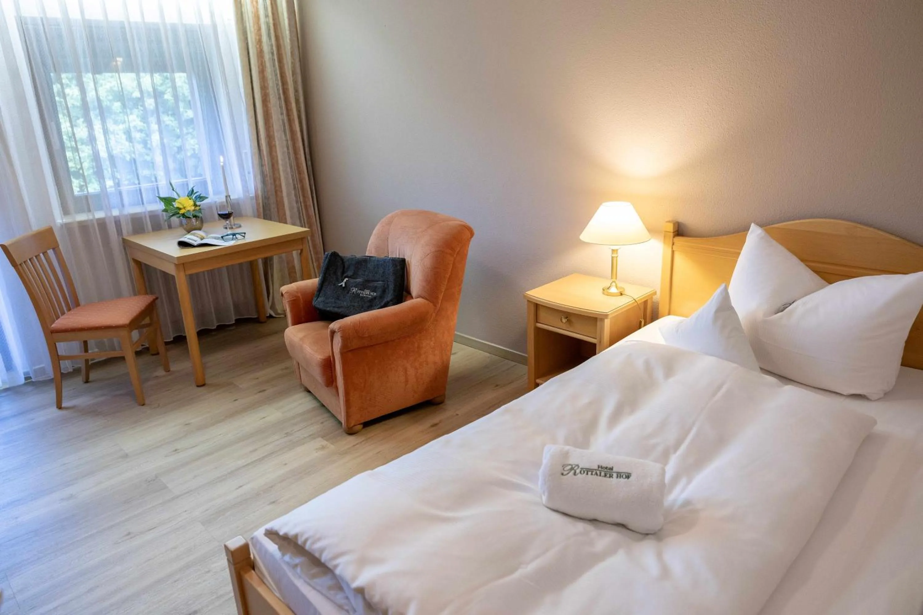 Photo of the whole room, Bed in Hotel Rottaler Hof