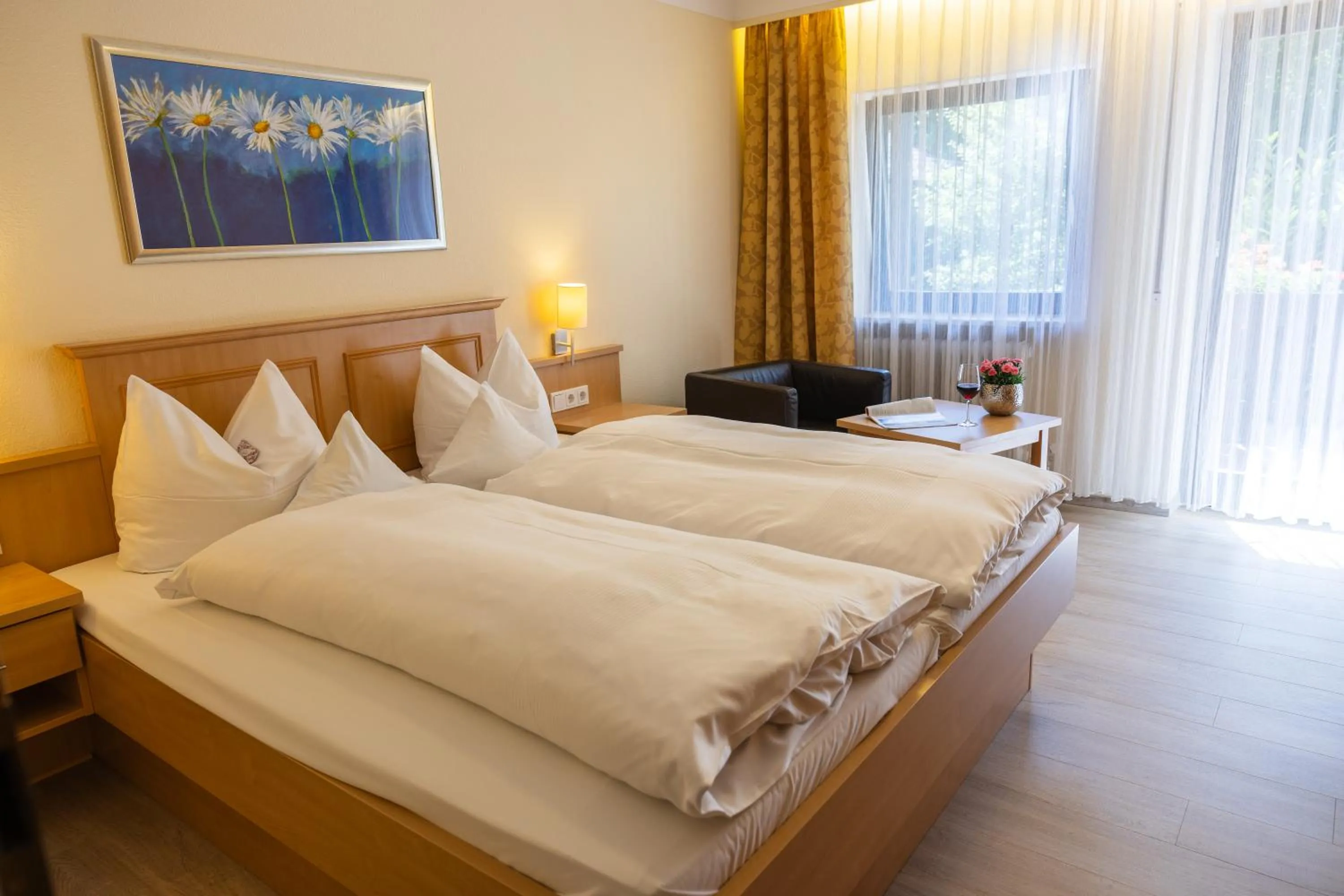 Photo of the whole room, Bed in Hotel Rottaler Hof