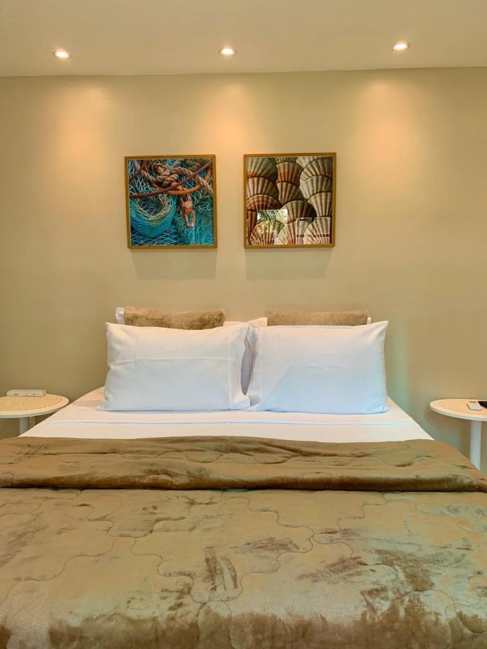 Bed in Pousada Ipioca Beach Village