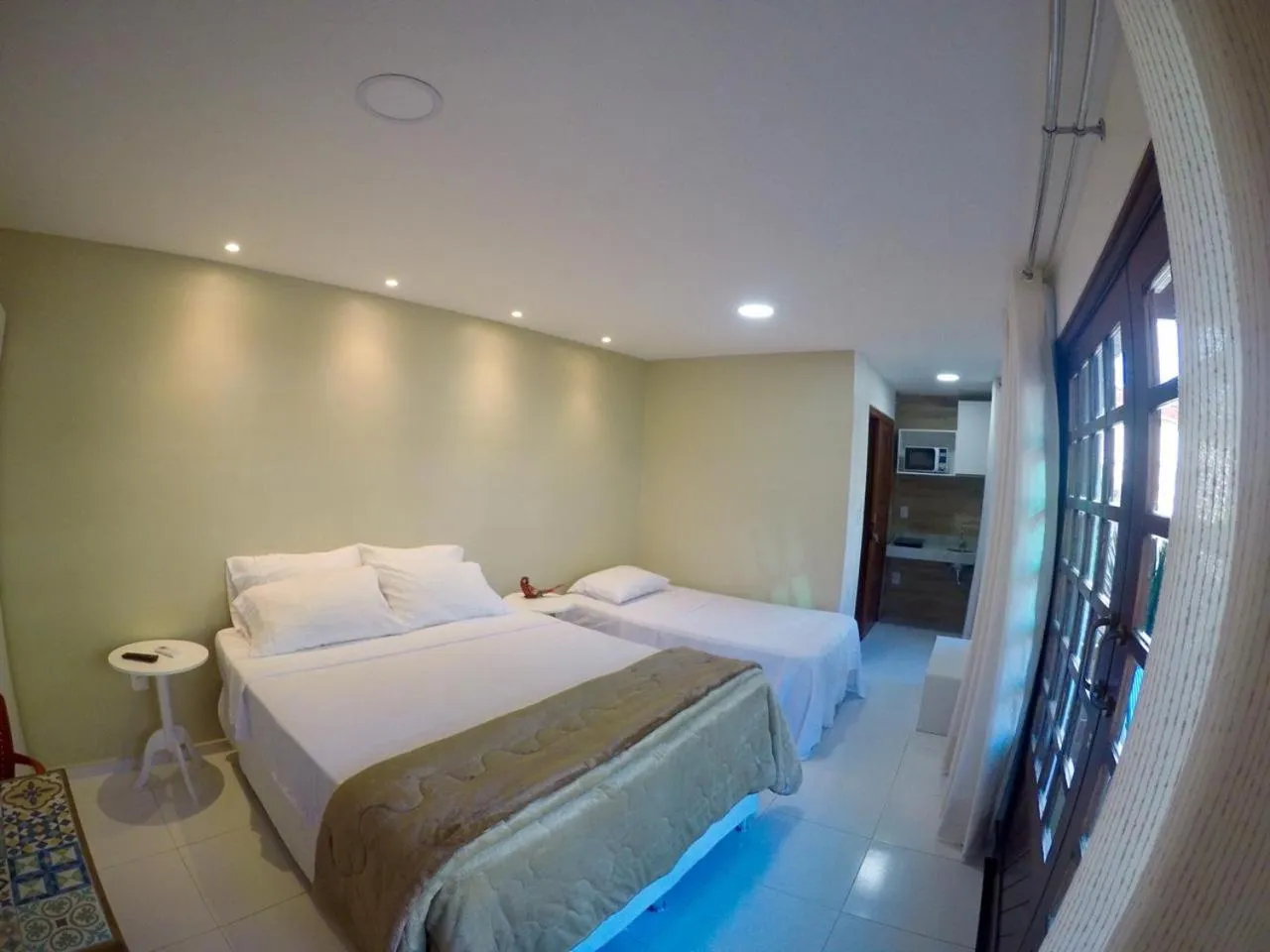 Bed in Pousada Ipioca Beach Village