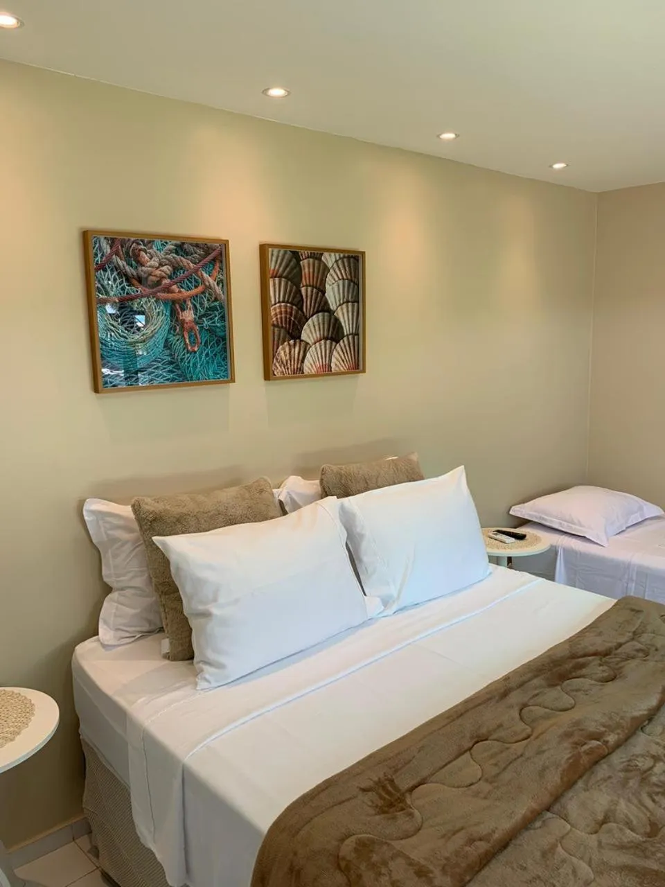 Bed in Pousada Ipioca Beach Village