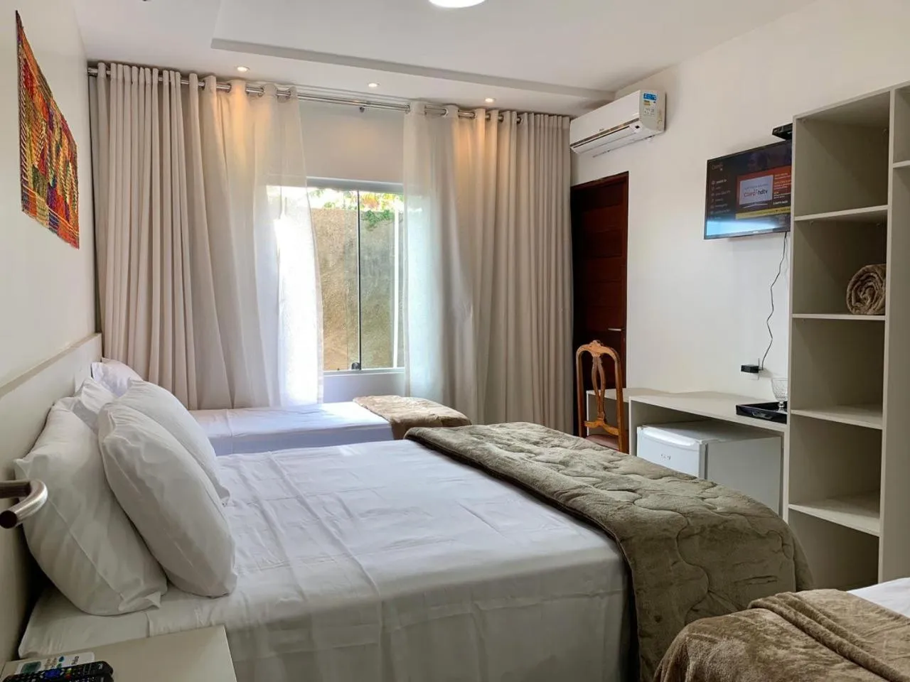 Bed in Pousada Ipioca Beach Village