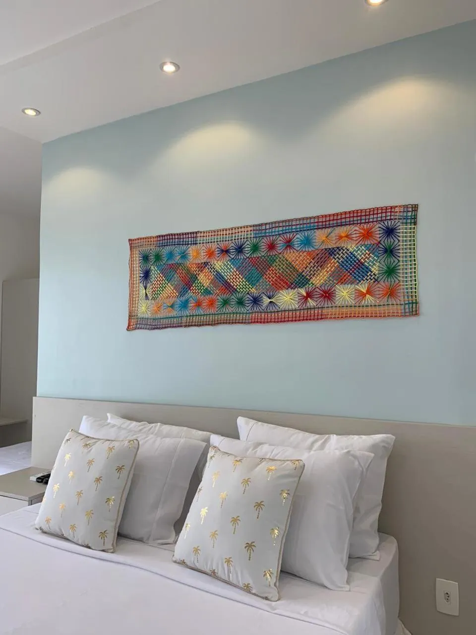 Bed in Pousada Ipioca Beach Village