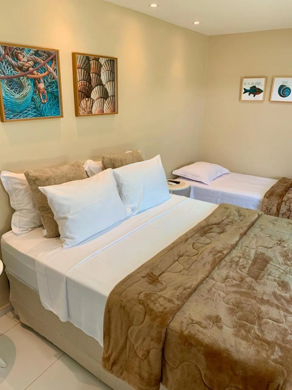 Bed in Pousada Ipioca Beach Village