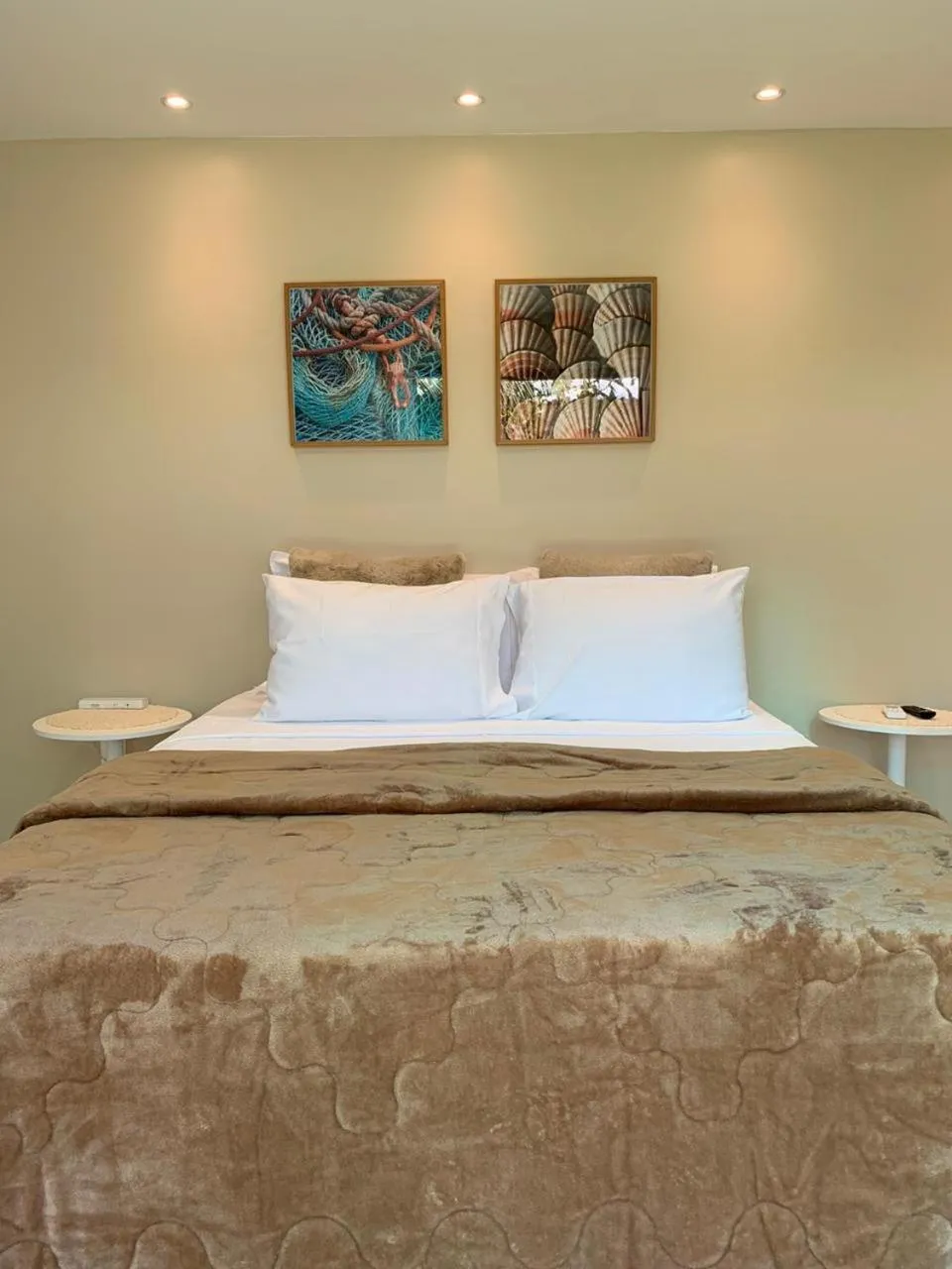 Bed in Pousada Ipioca Beach Village