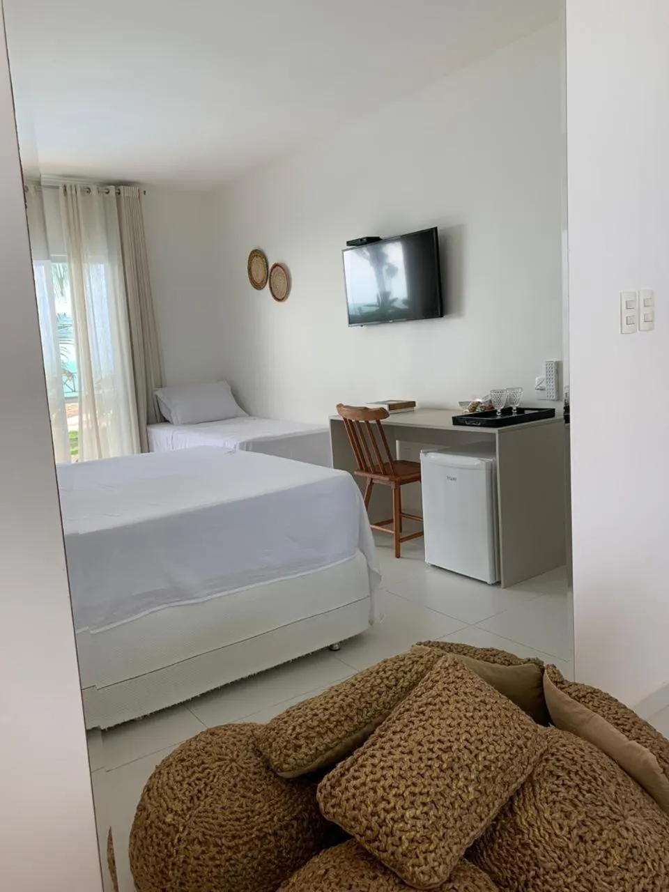 Bed in Pousada Ipioca Beach Village