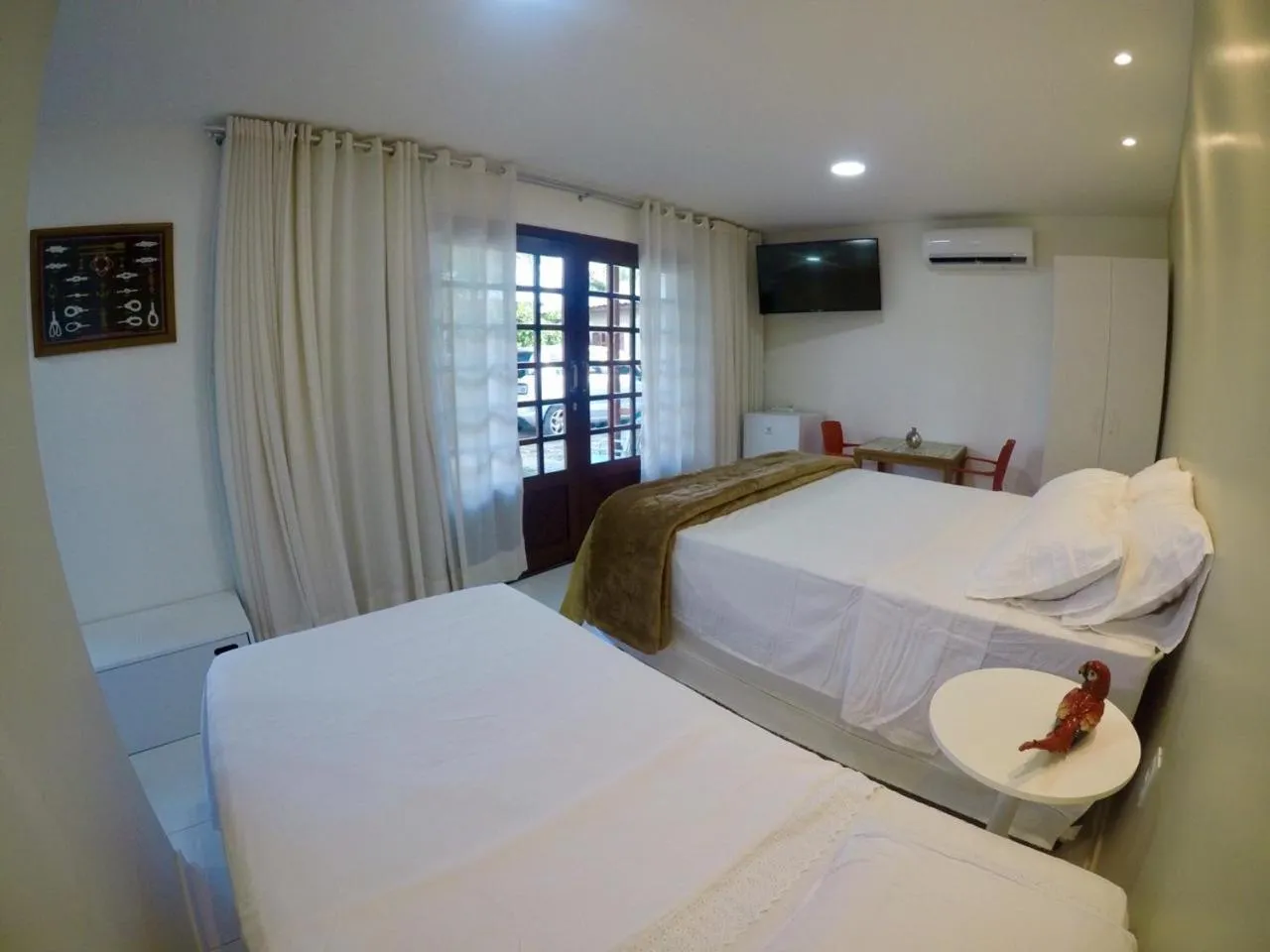 Bed in Pousada Ipioca Beach Village