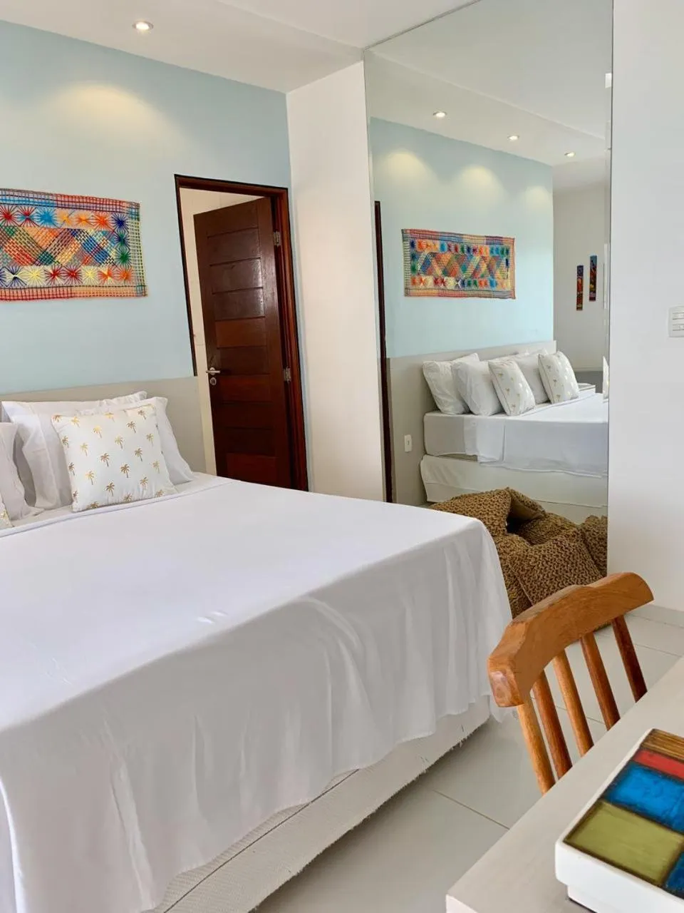 Bed in Pousada Ipioca Beach Village