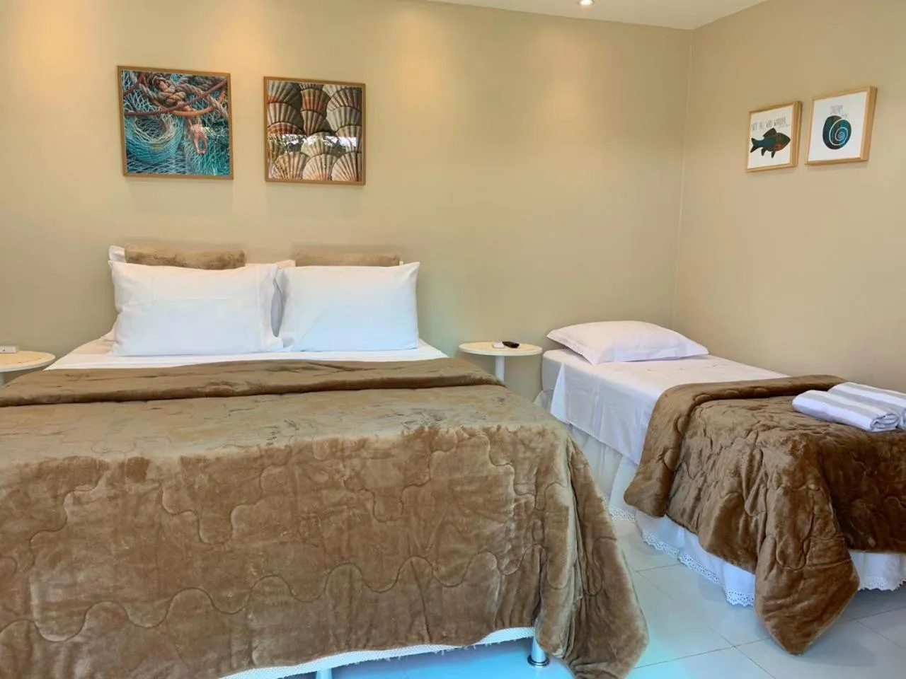 Bed in Pousada Ipioca Beach Village