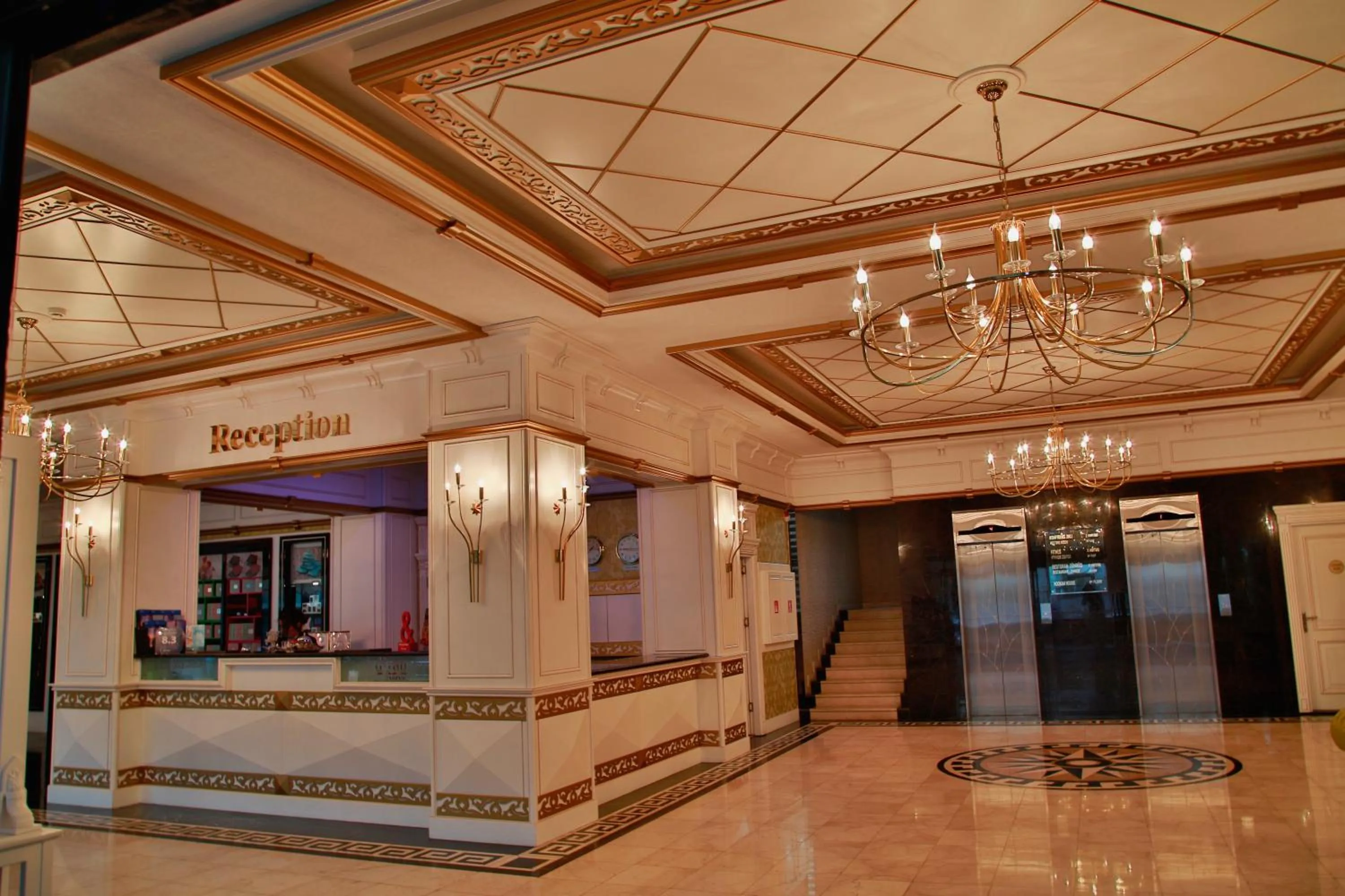 Lobby or reception in Graaf Hotel