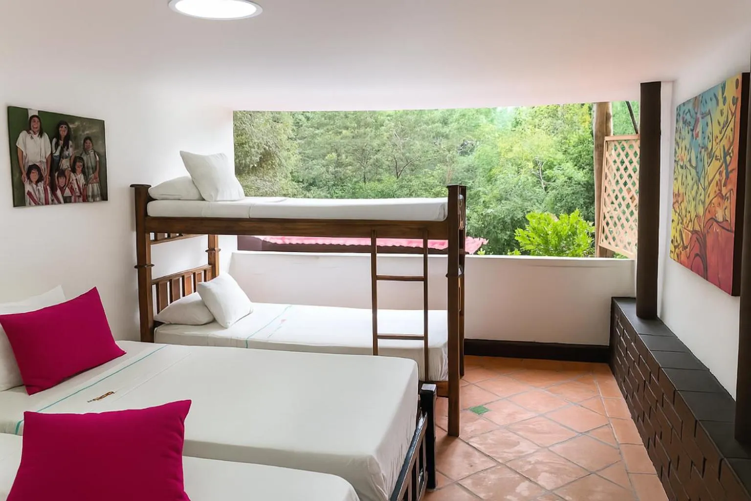 Photo of the whole room, Bed in MINCA Chunuu - glamping - coworking MINCA