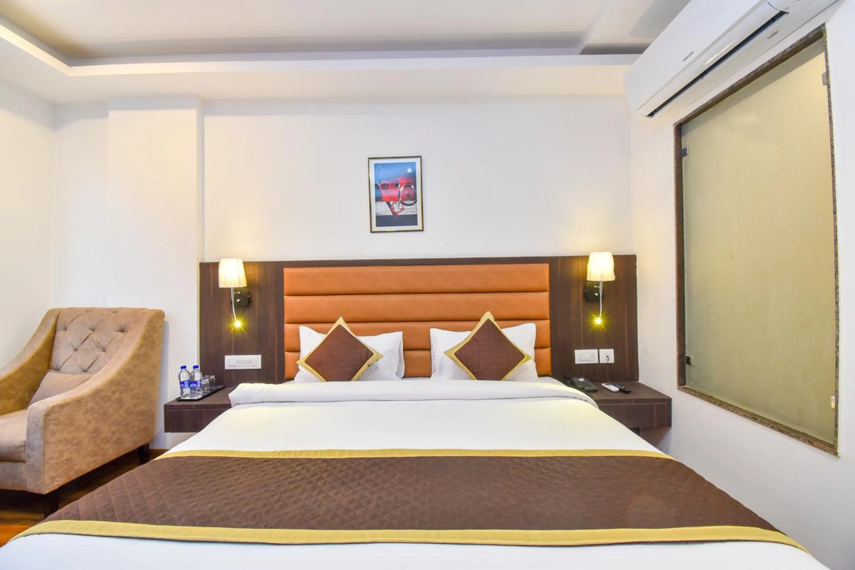 Bed in Hotel Suncity Plaza, Sitapura, Jaipur