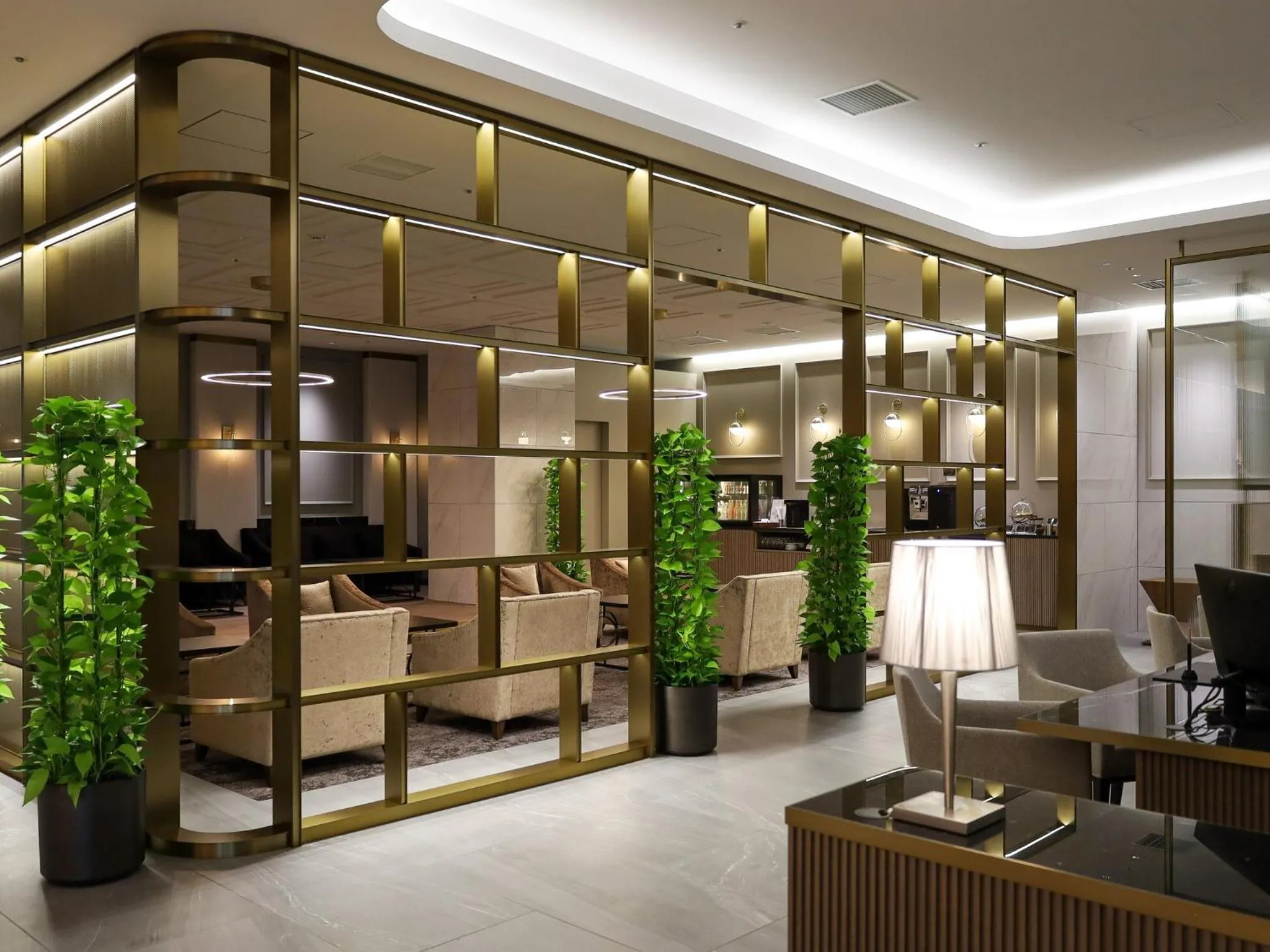 Communal lounge/ TV room in LIBER HOTEL Osaka