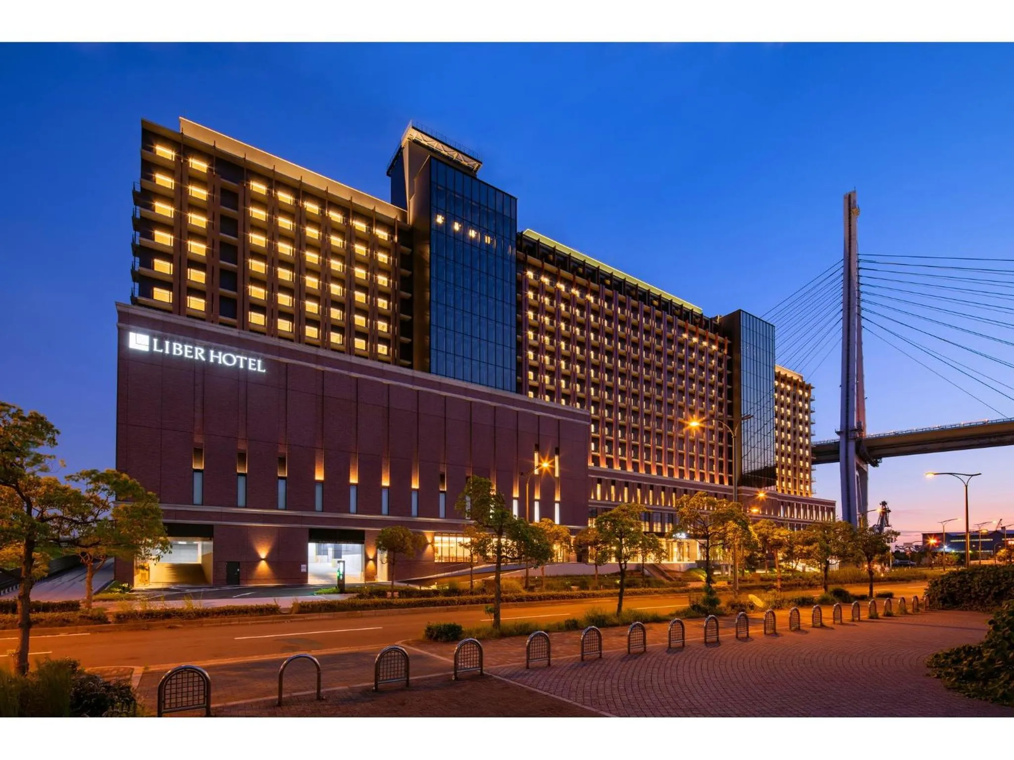 Property building in LIBER HOTEL Osaka