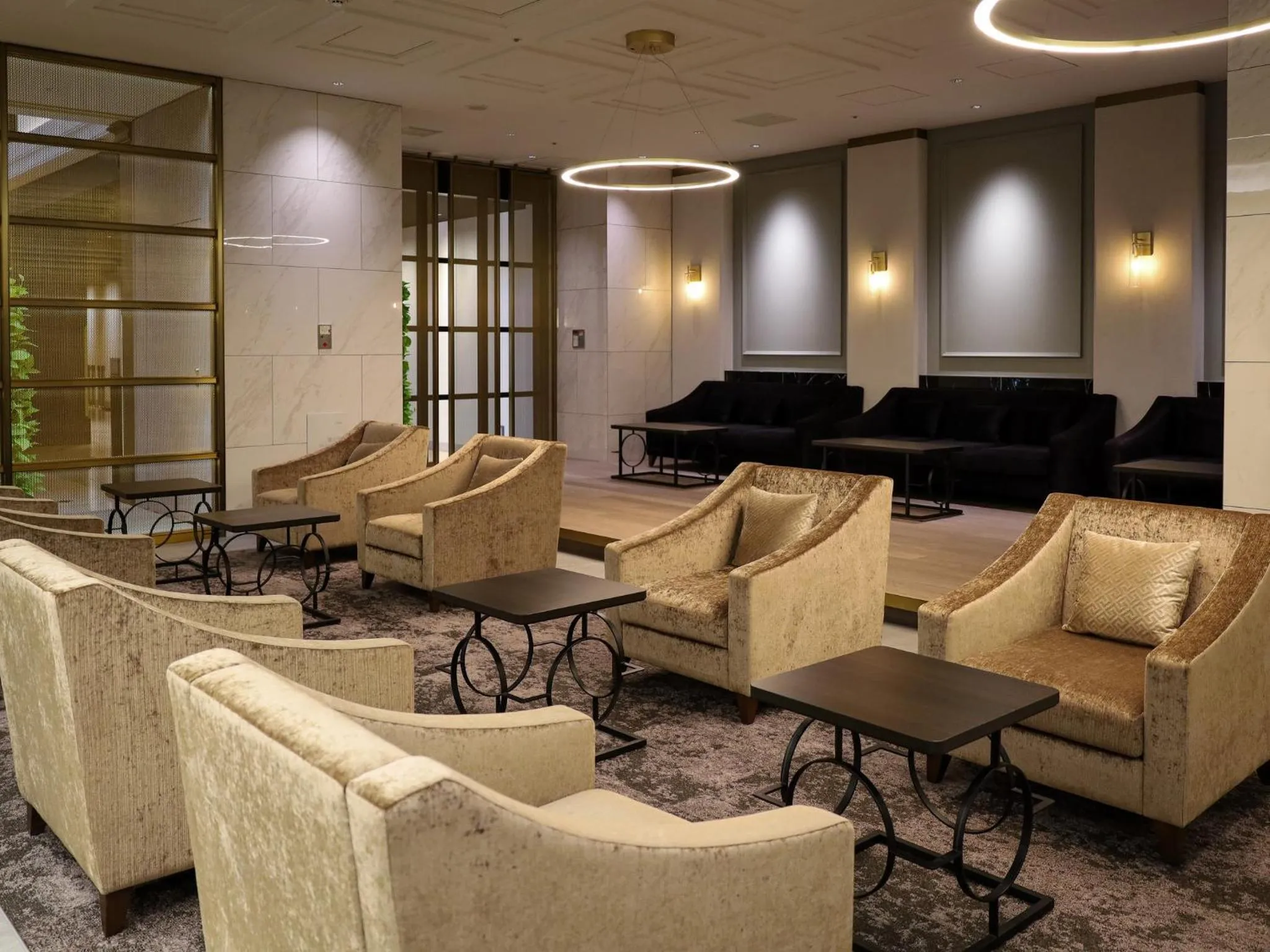 Communal lounge/ TV room in LIBER HOTEL Osaka