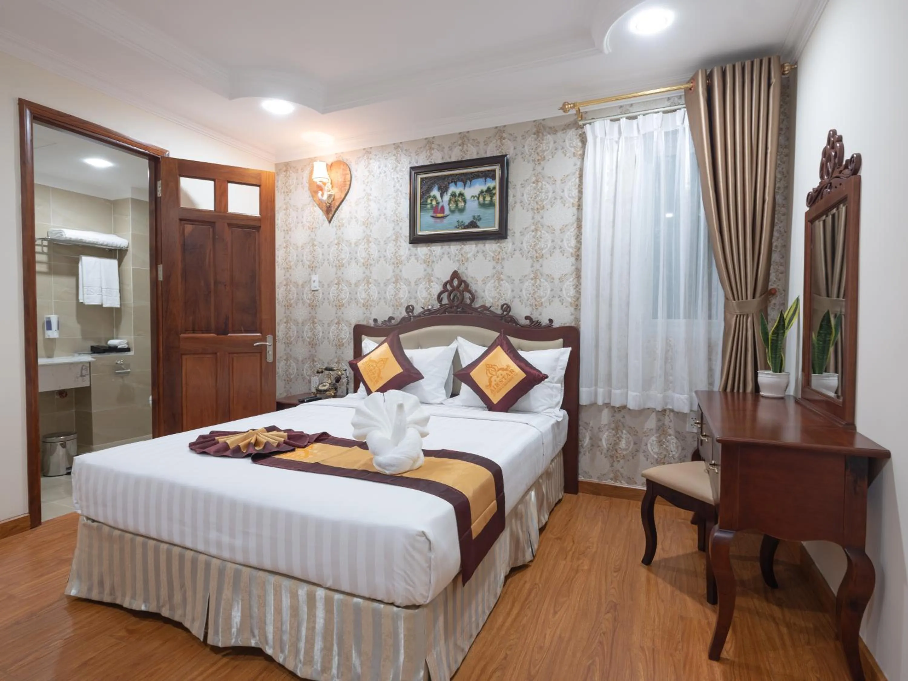 Bed in Air Star Hotel