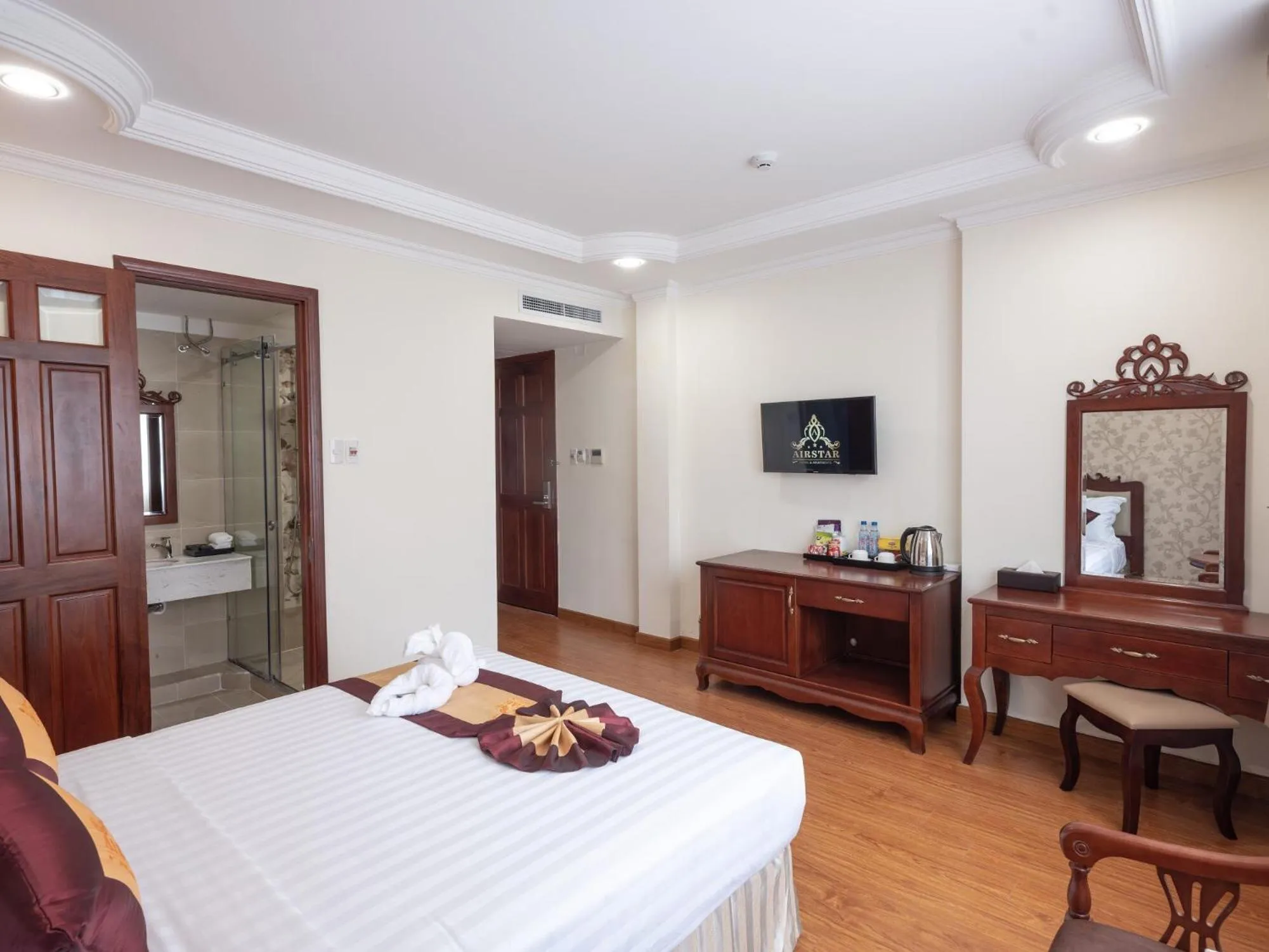 Bed in Air Star Hotel