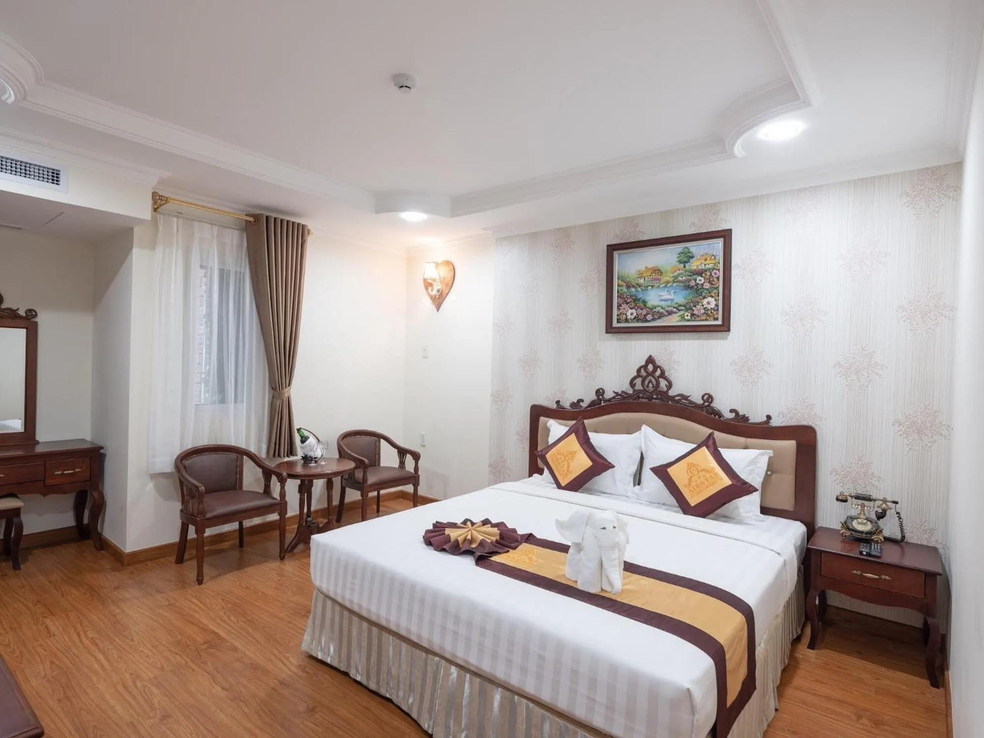 Bed in Air Star Hotel