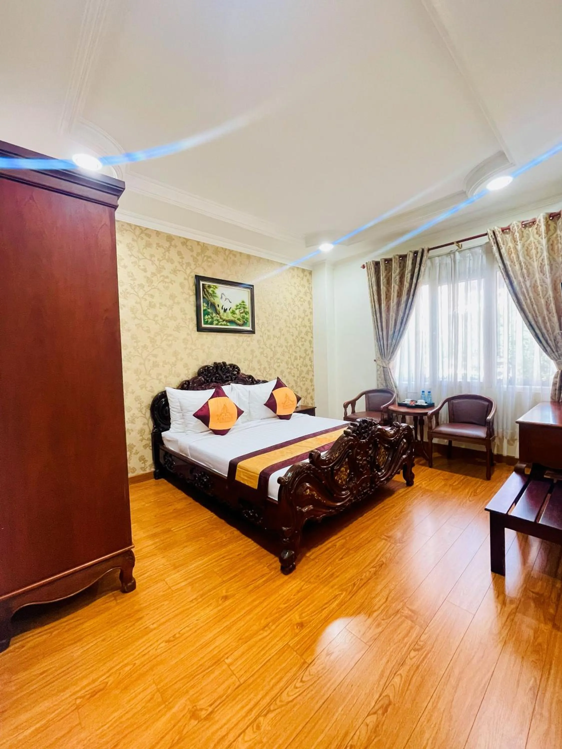 Photo of the whole room, Bed in Air Star Hotel