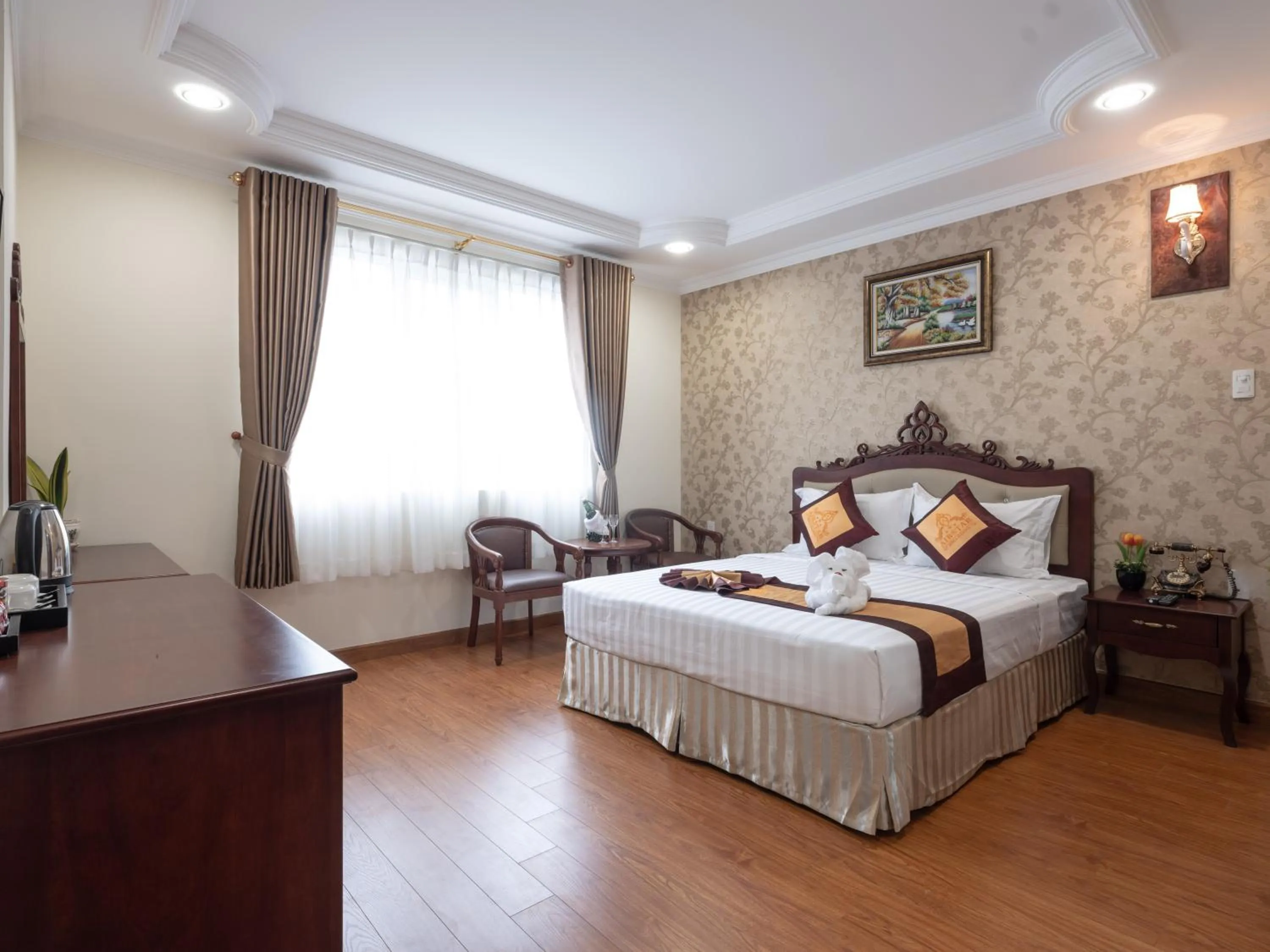 Bed in Air Star Hotel