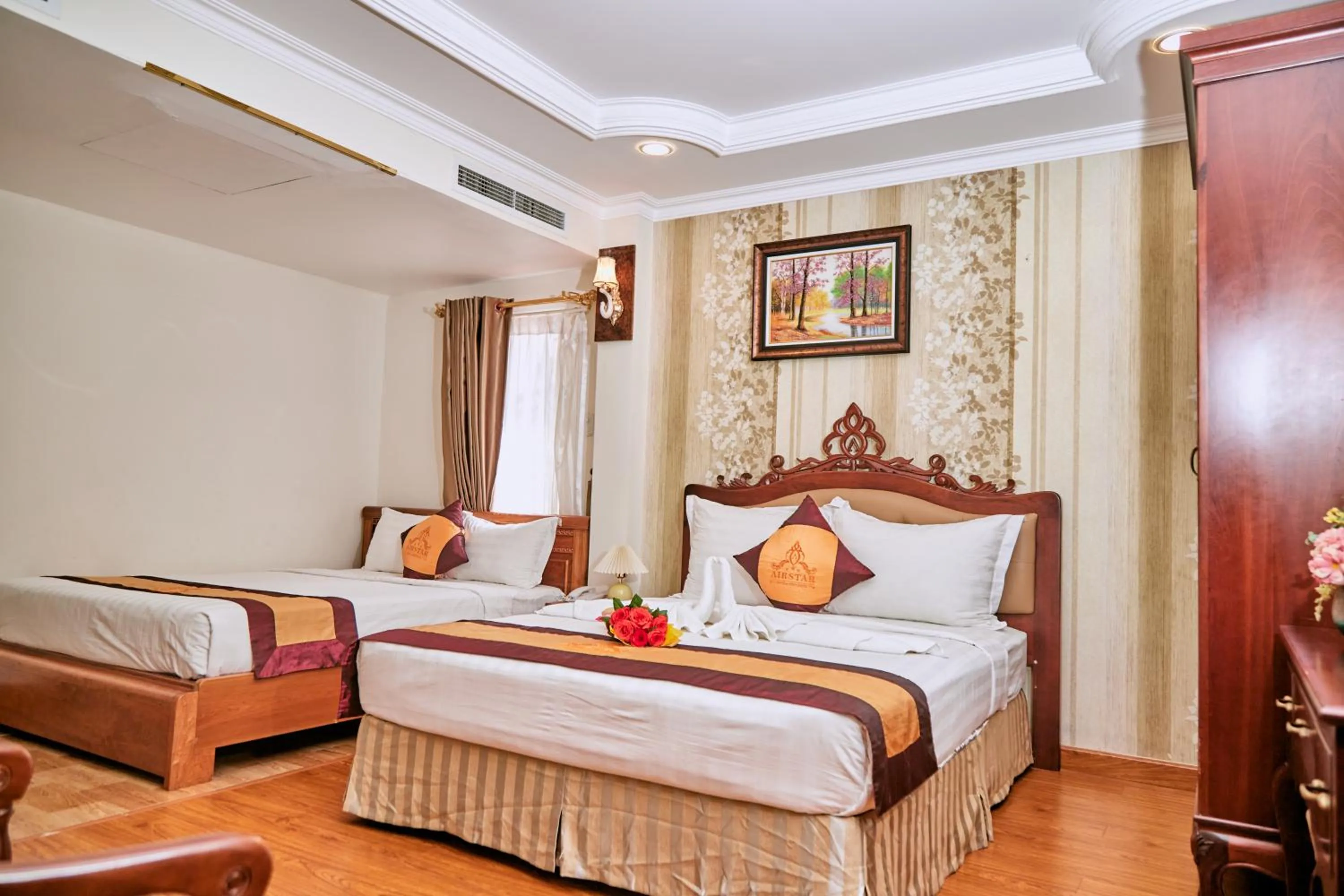 Bedroom, Bed in Air Star Hotel