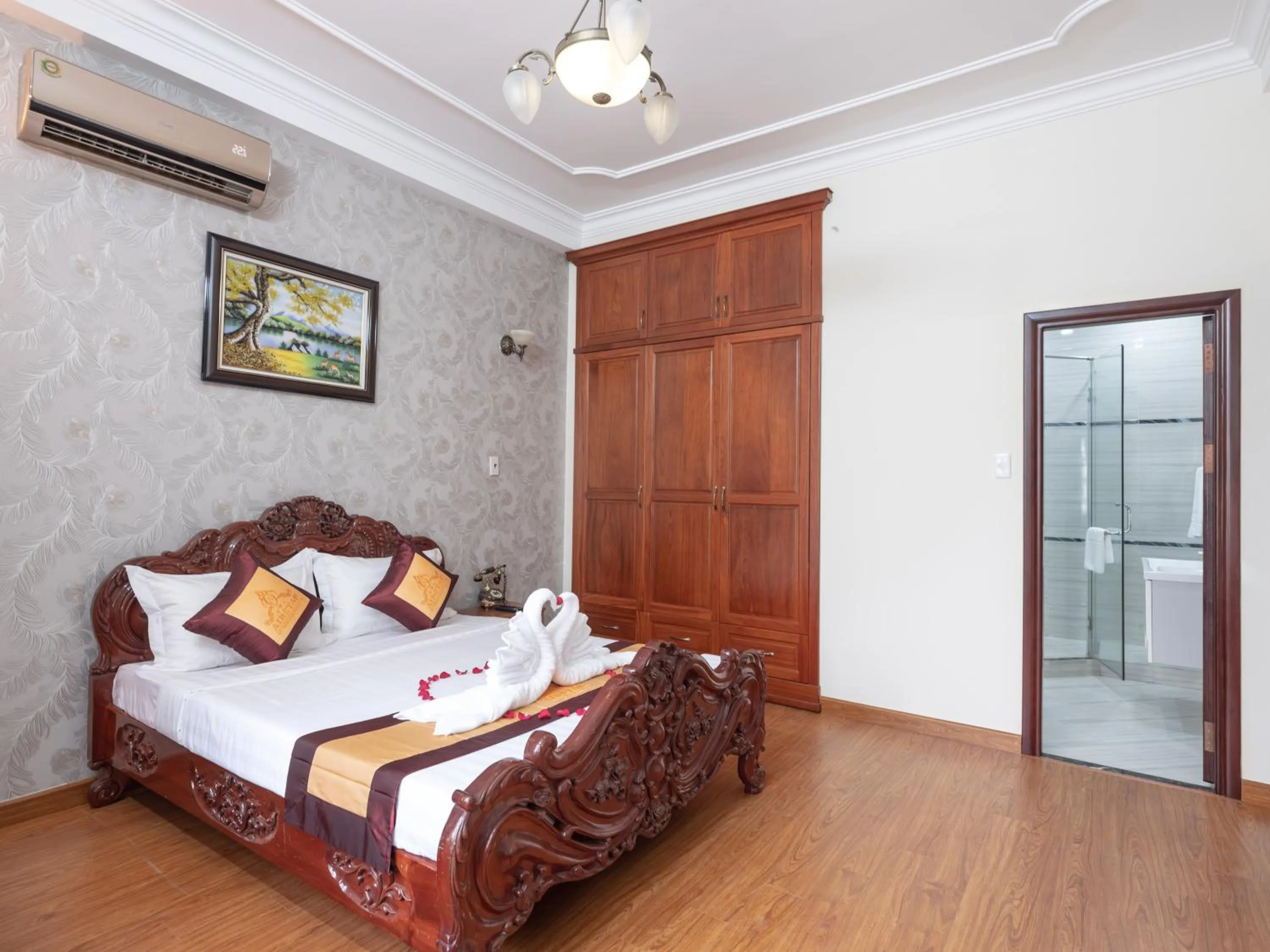 Bed in Air Star Hotel