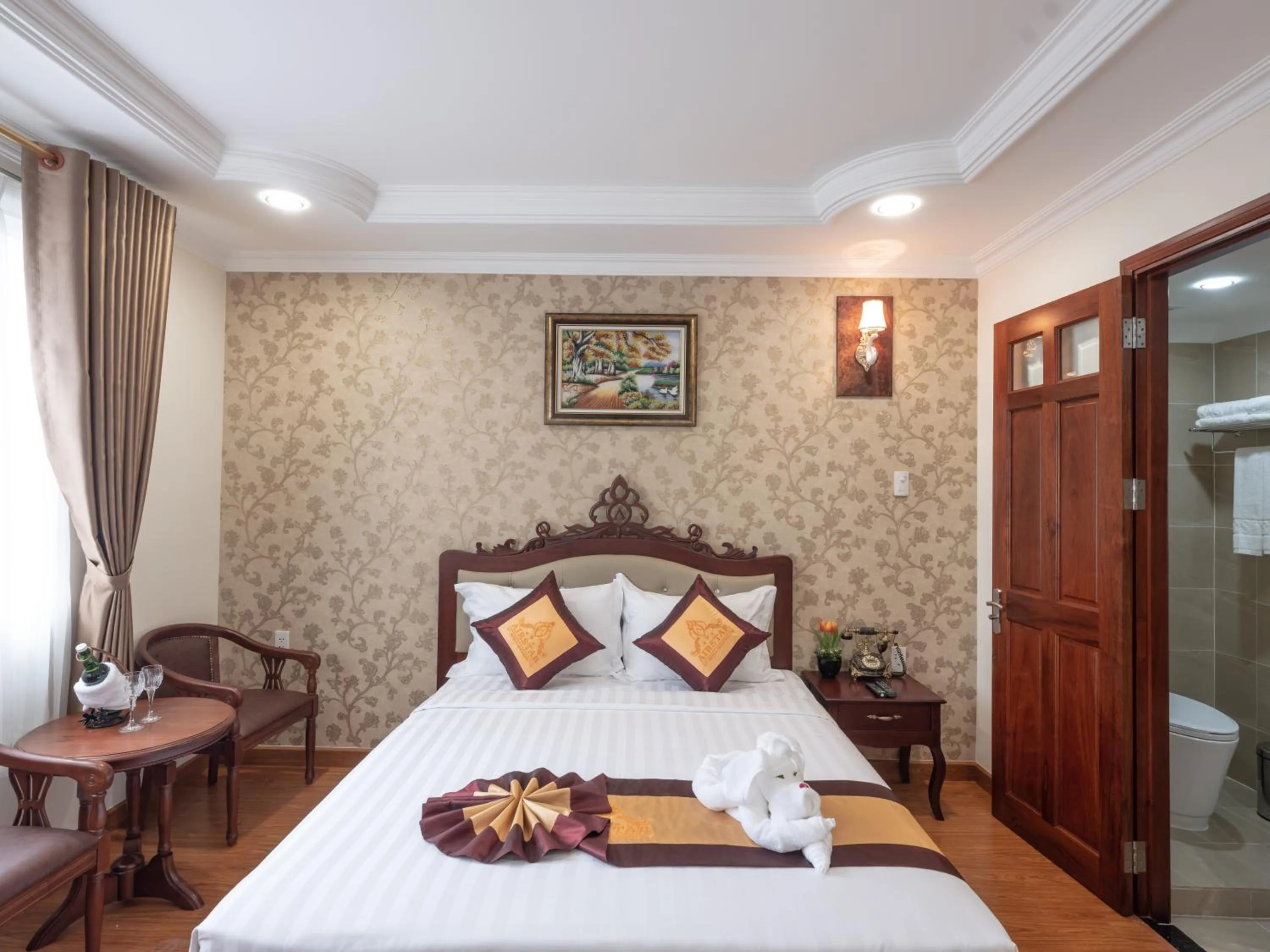 Bed in Air Star Hotel