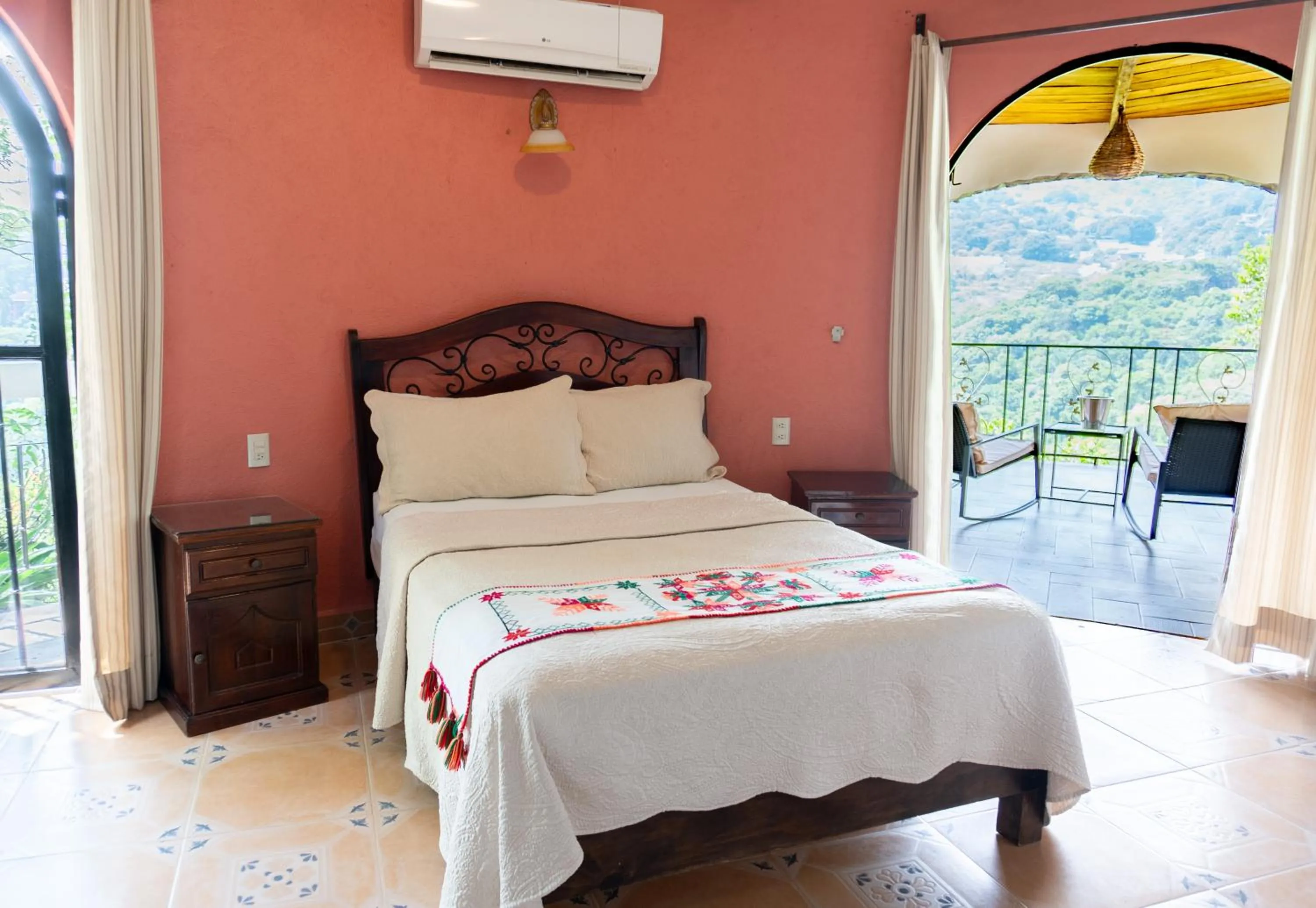 Bed in Hotel Paraíso Encantado