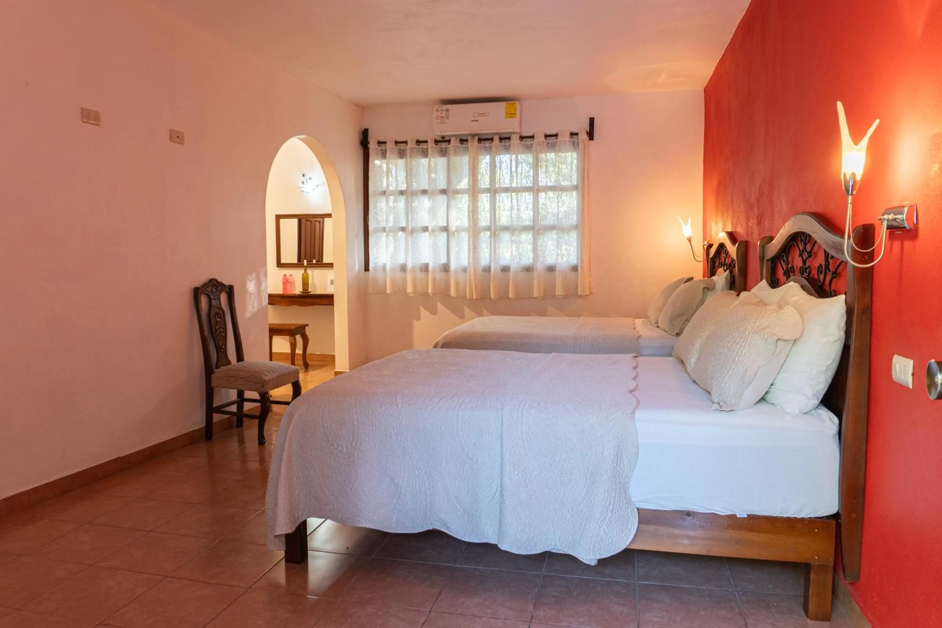 Bed in Hotel Paraíso Encantado