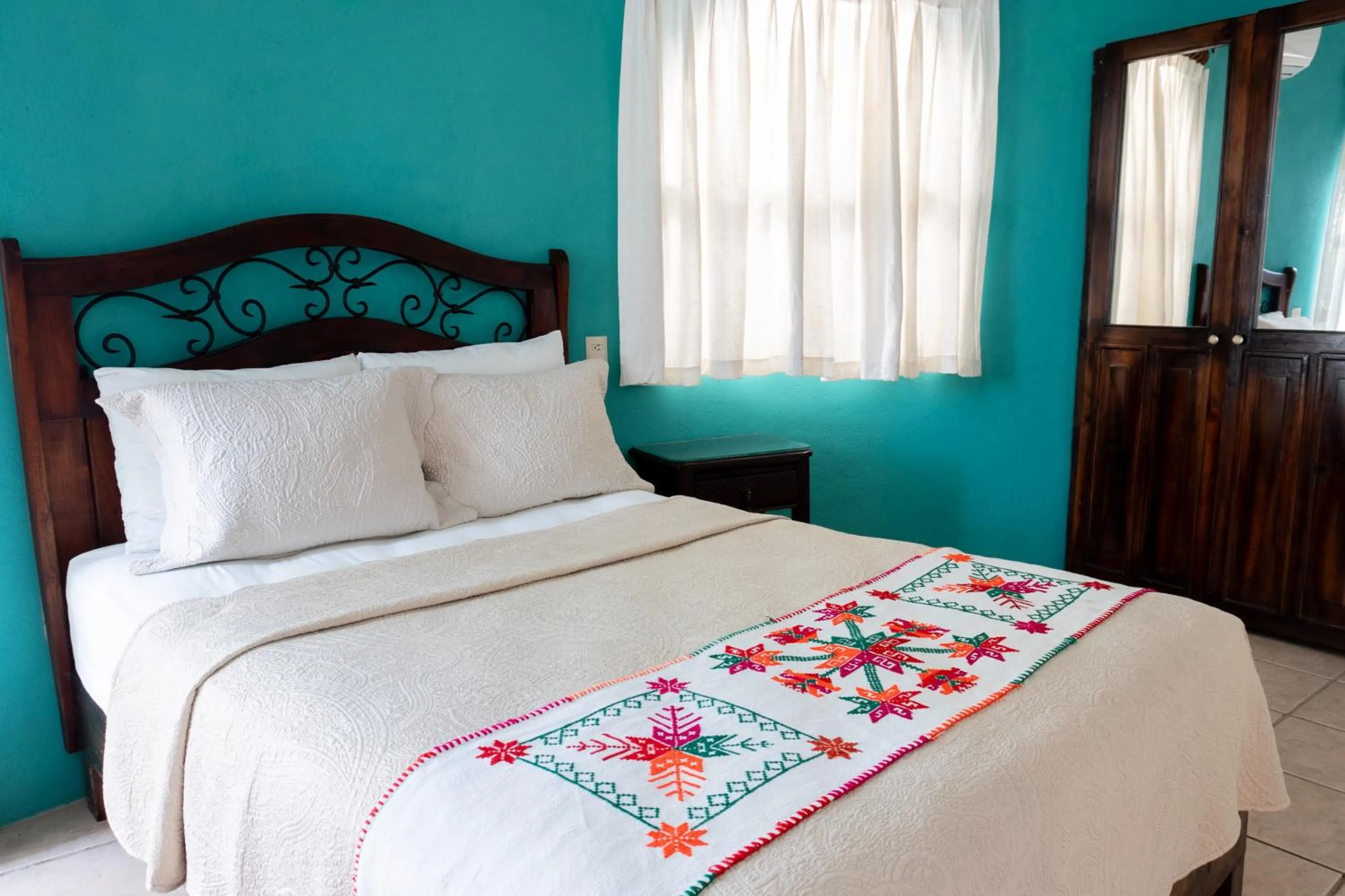 Bed in Hotel Paraíso Encantado