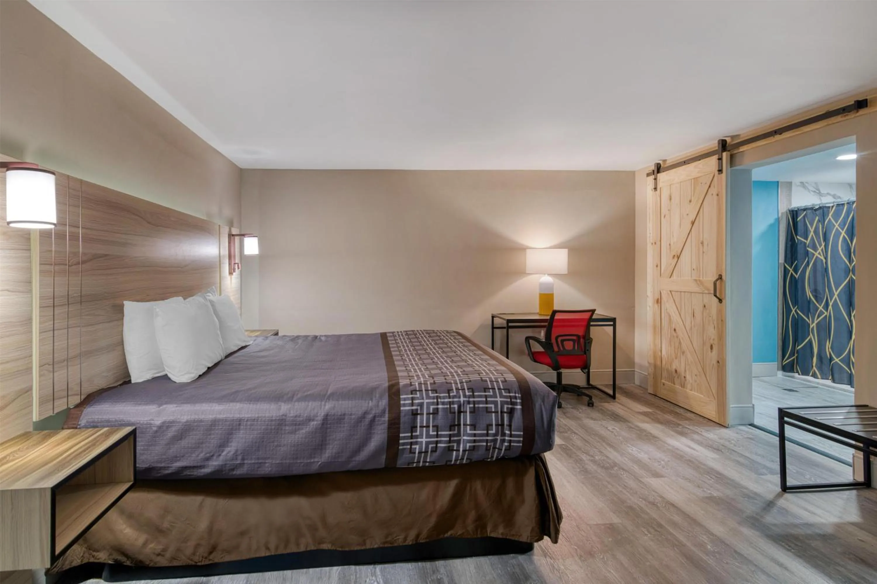 Bedroom, Bed in Yankee Clipper Inn, SureStay Collection by Best Western