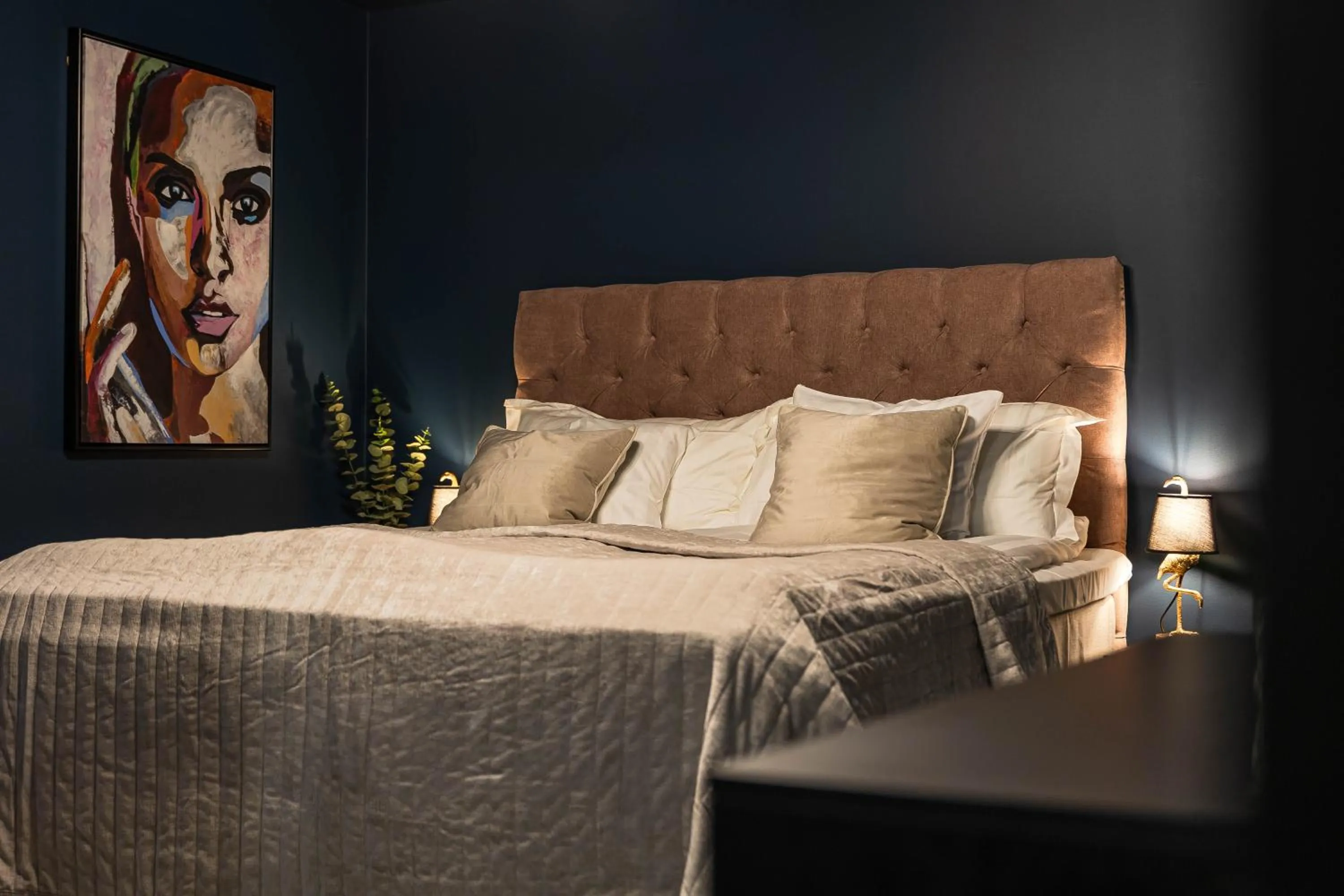 Bed in Villa Gutebagge Hotell