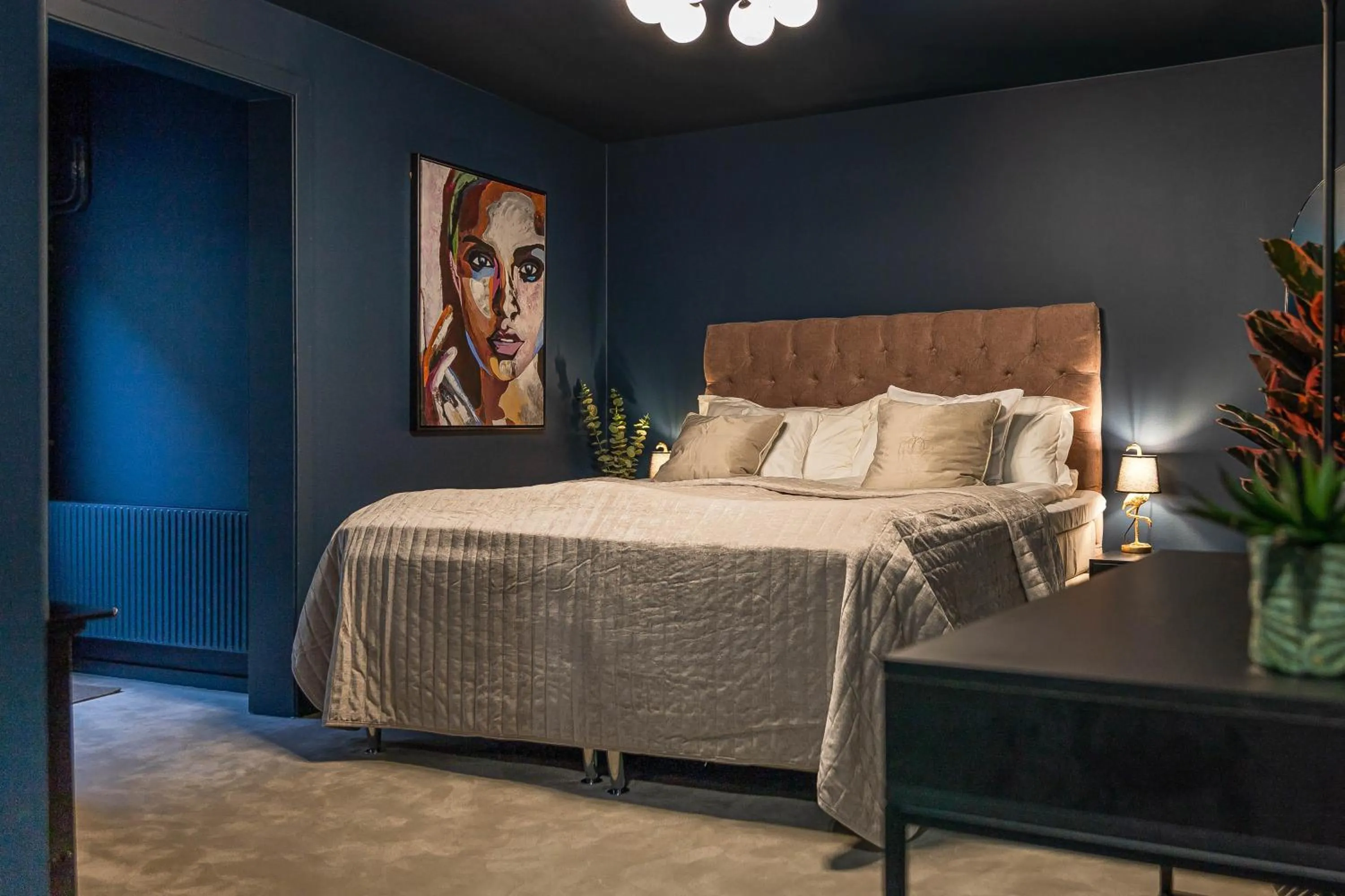 Bed in Villa Gutebagge Hotell