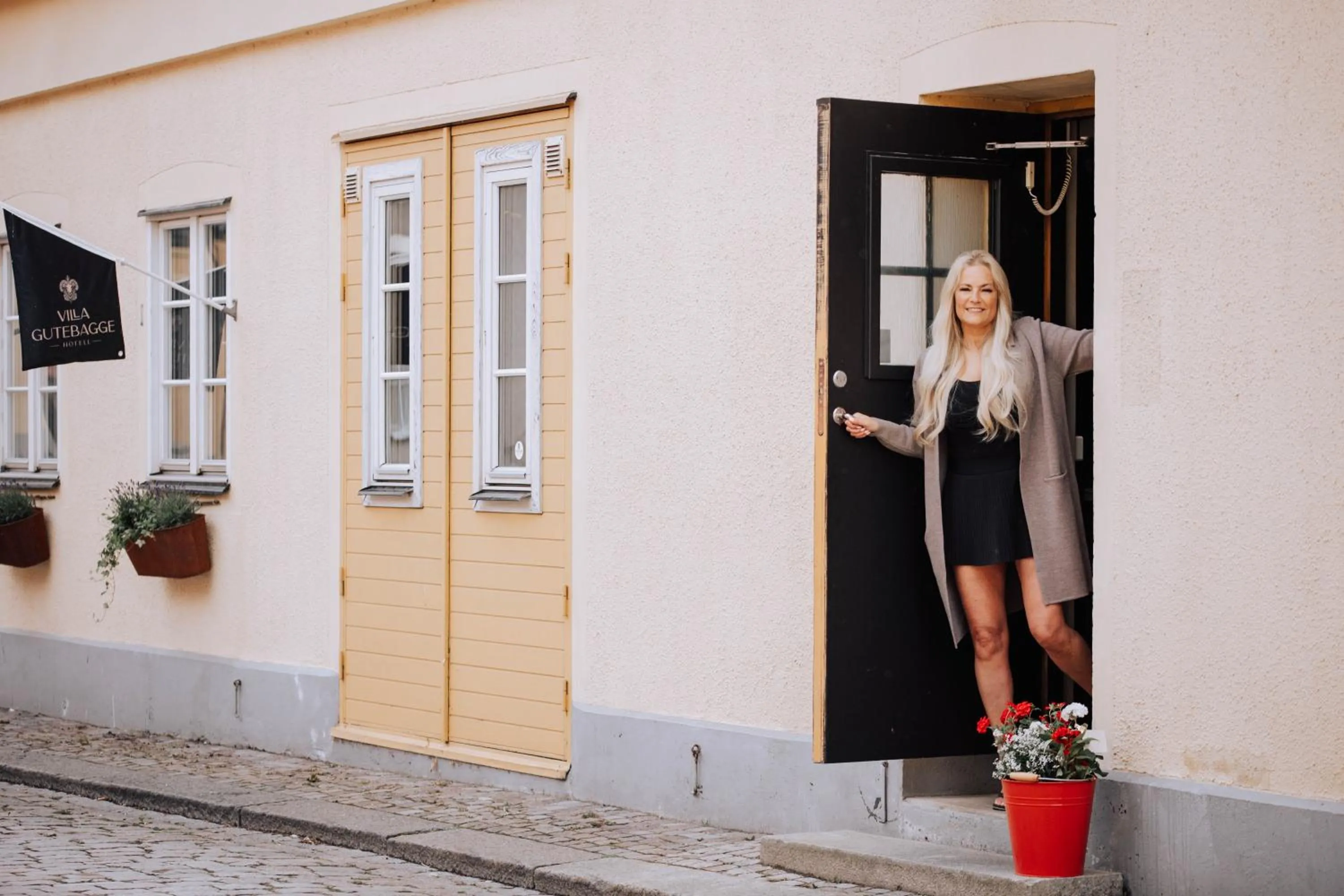 Facade/entrance in Villa Gutebagge Hotell