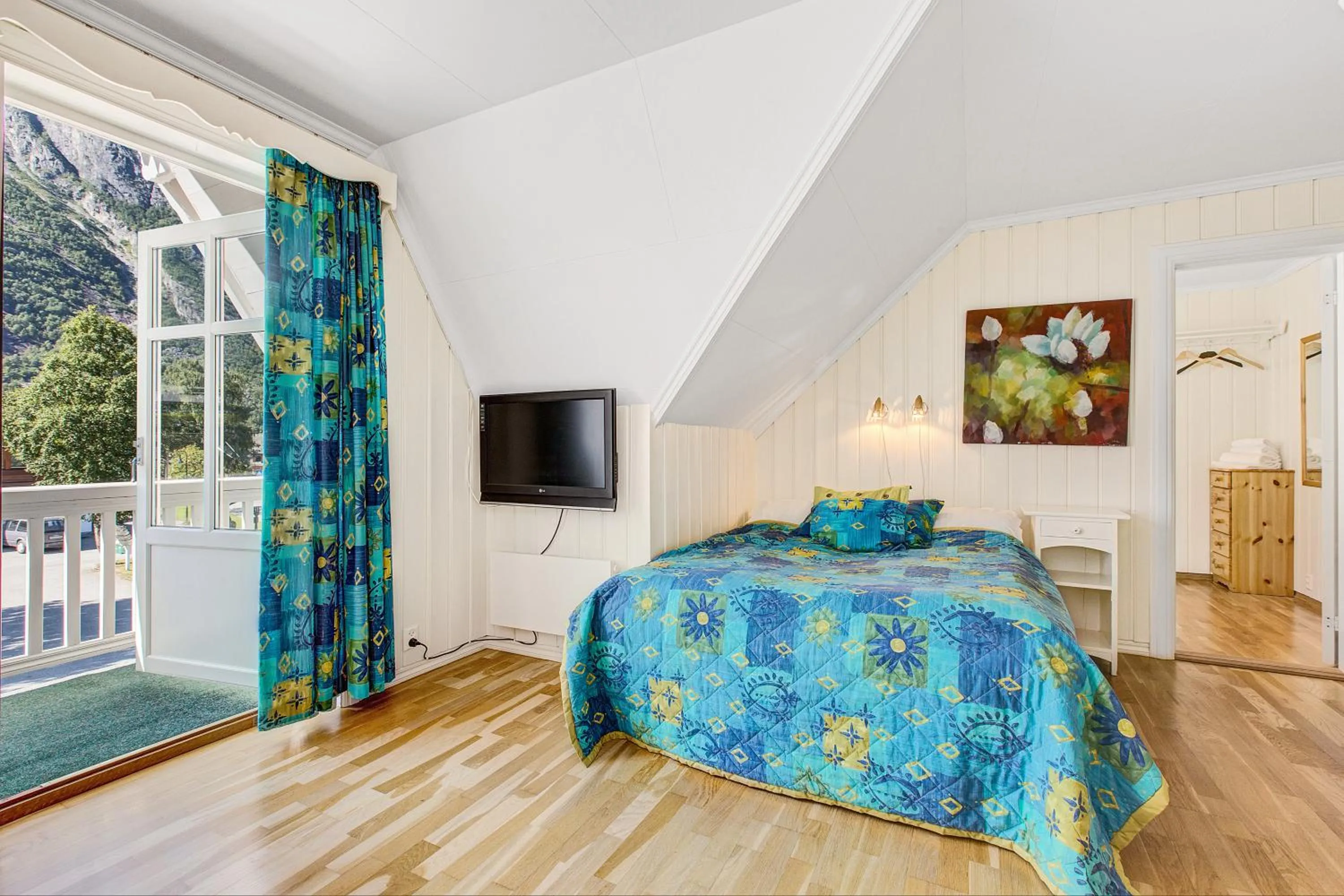 Bed in Vik Pensjonat