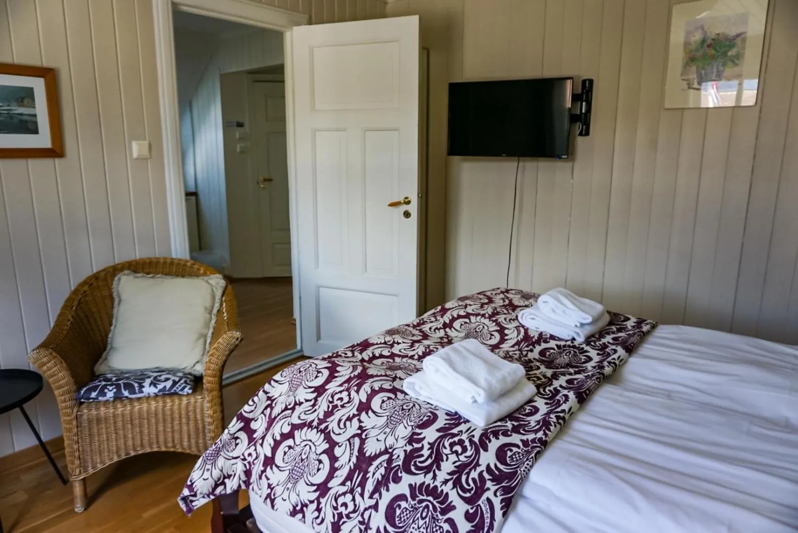 Bed in Vik Pensjonat