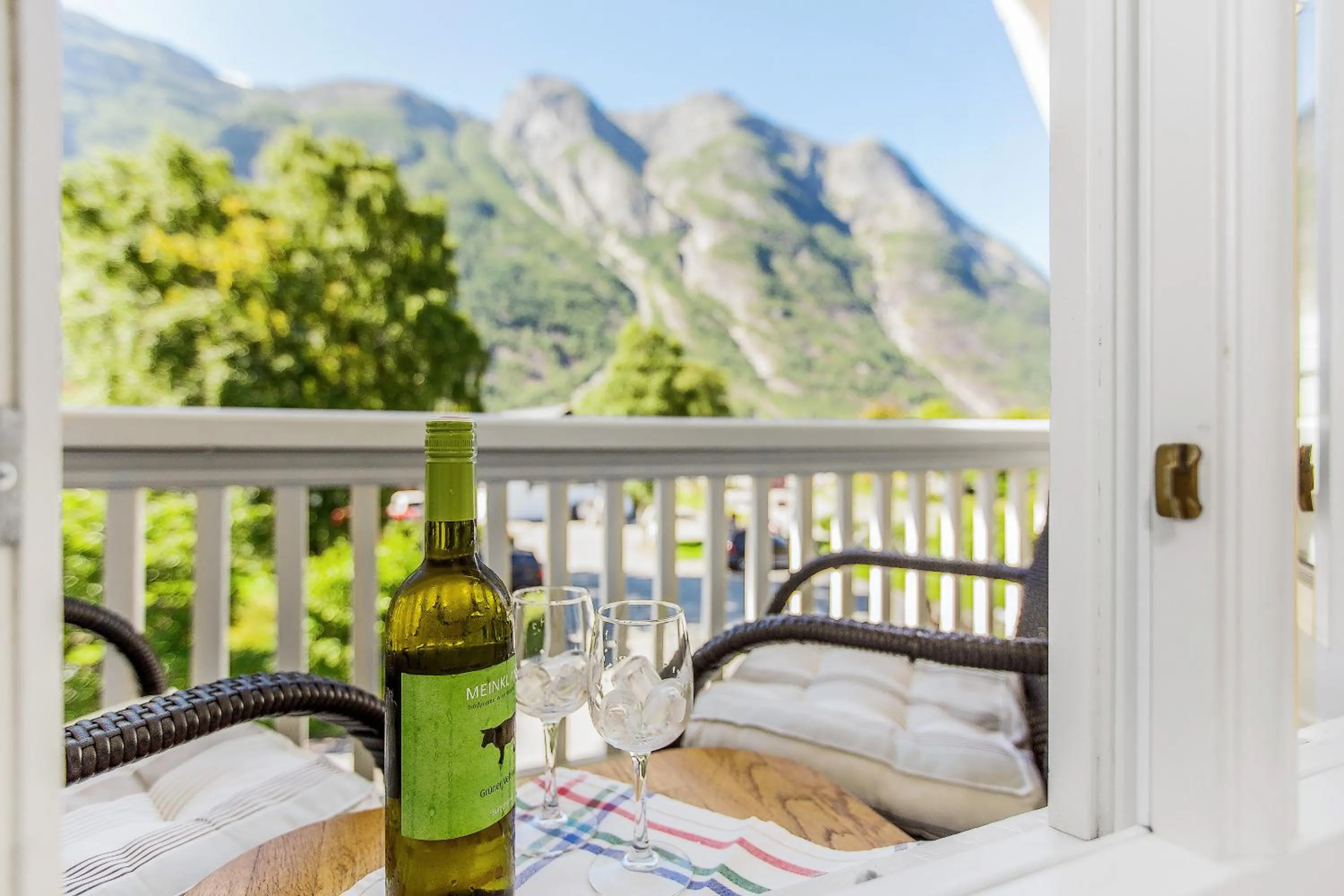 Balcony/Terrace in Vik Pensjonat